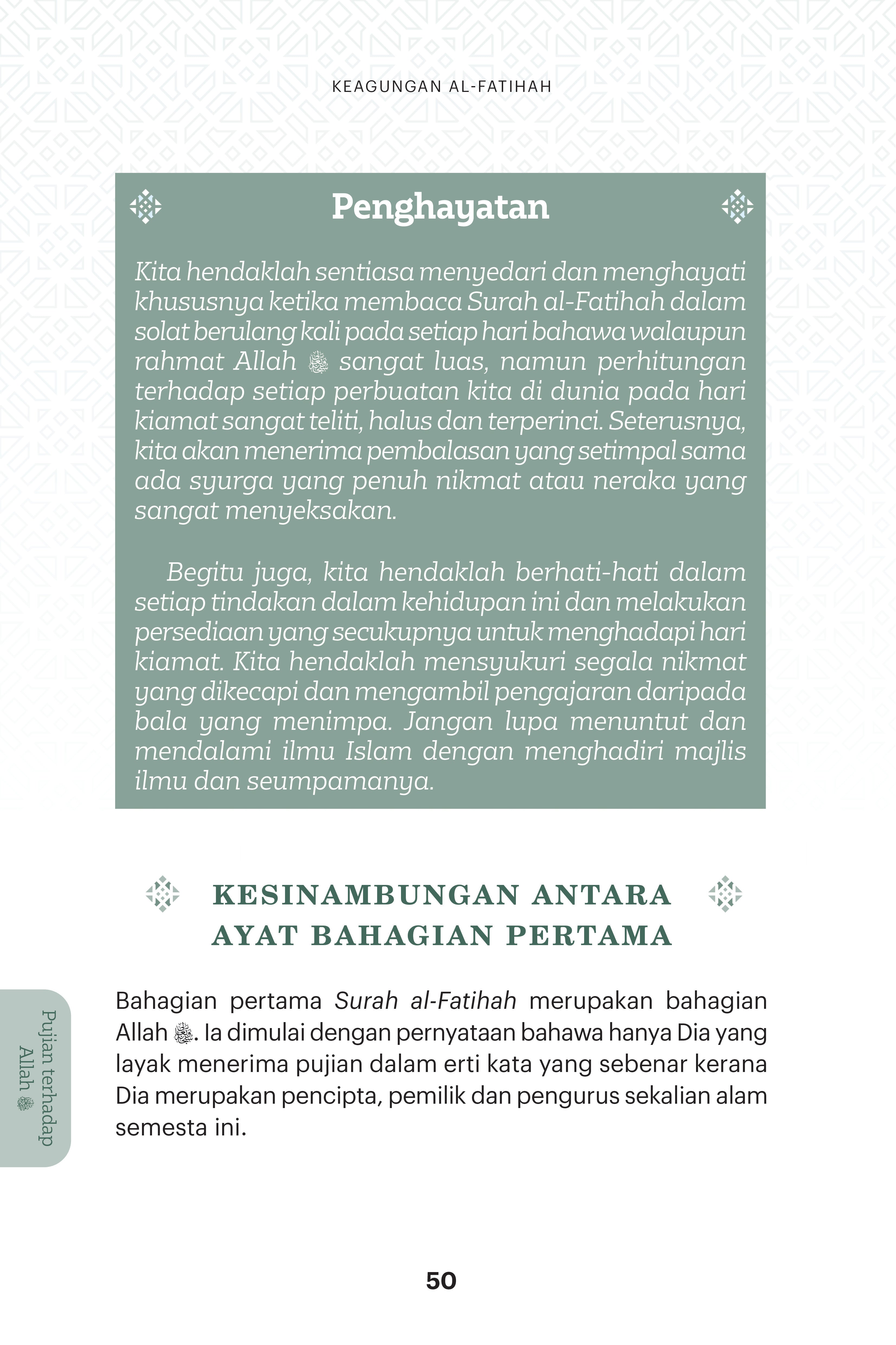 Keagungan Al-Fatihah - (TBBK1618)
