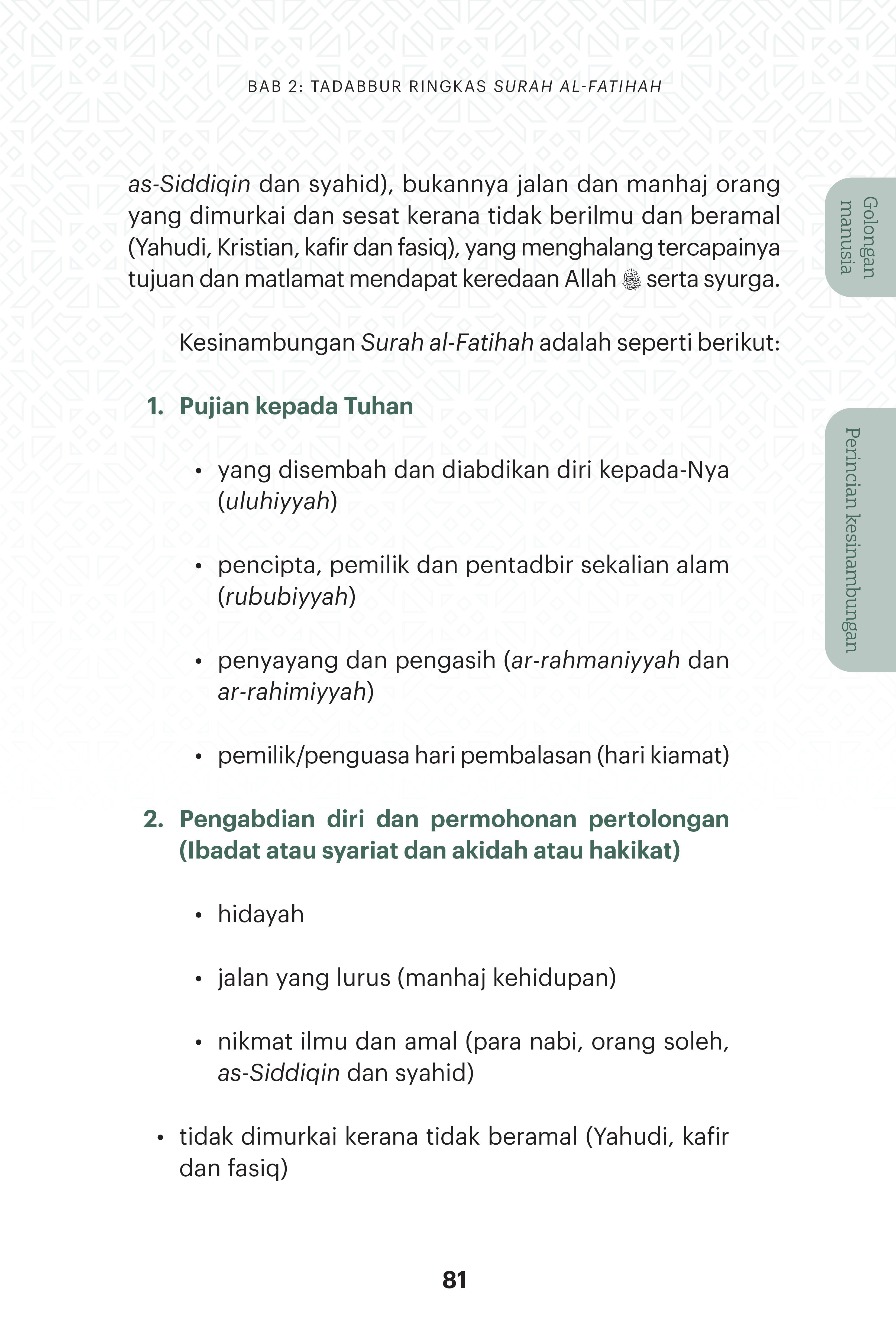 Keagungan Al-Fatihah - (TBBK1618)
