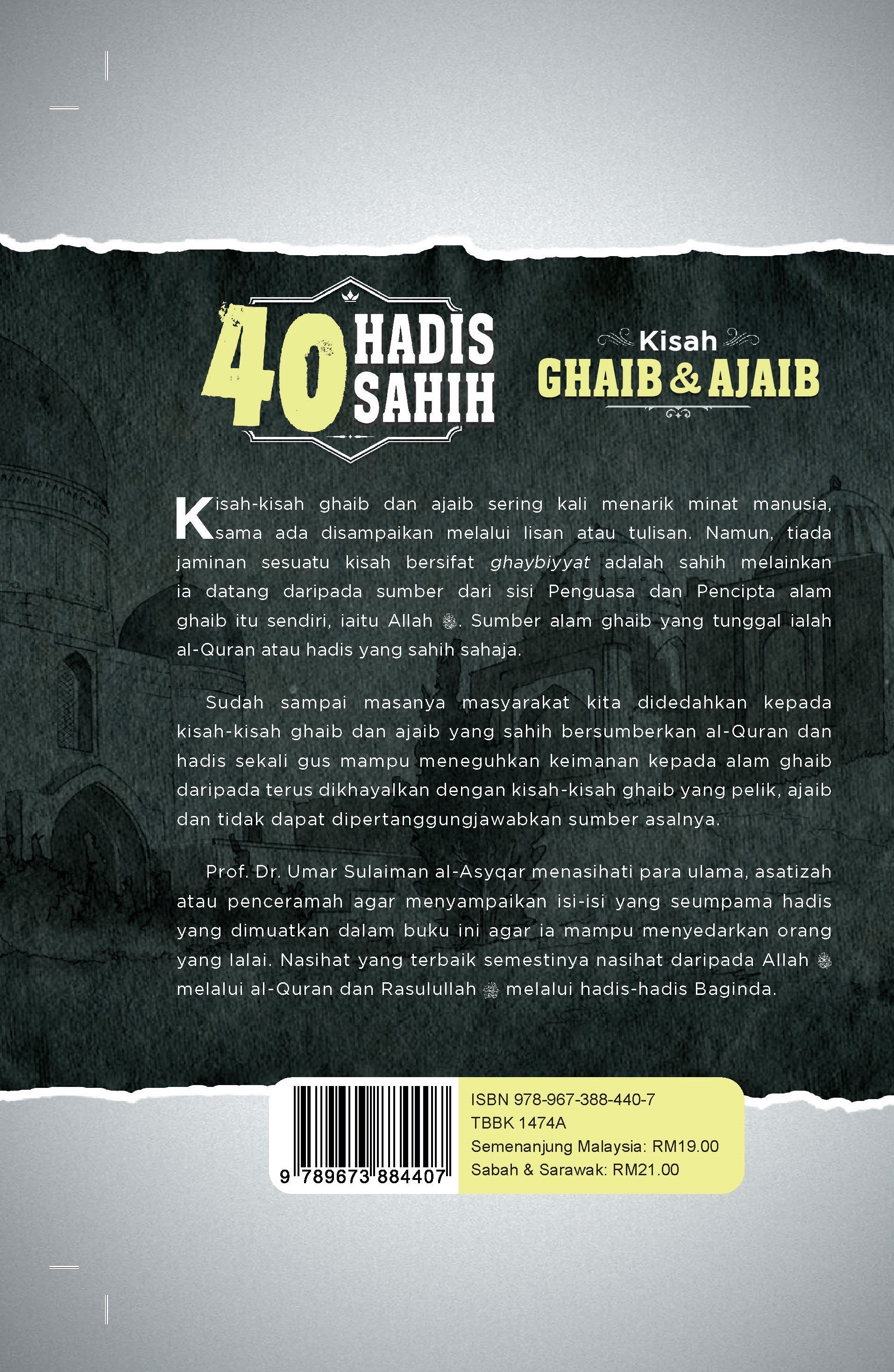 40 Hadis Sahih Kisah Ghaib & Ajaib - (TBBK1474A)