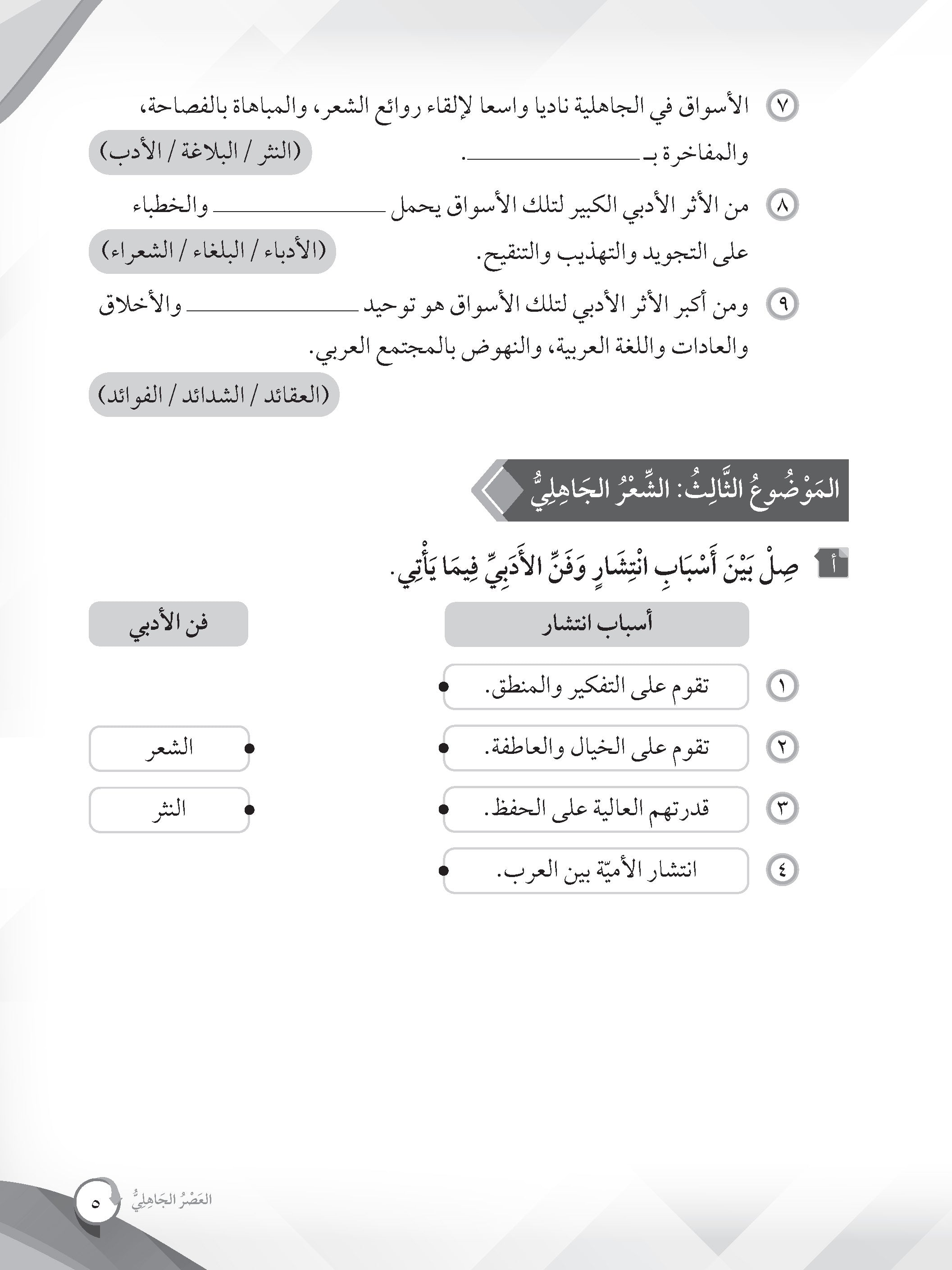 Mumtaz Dini Al-Adab Wa Al-Balaghah Latihan Topikal Al-Tamrinat Fi Tarikh Al-Adab Al-Arabiy Wa Nususihi Tingkatan 4 - (TBBS1400)