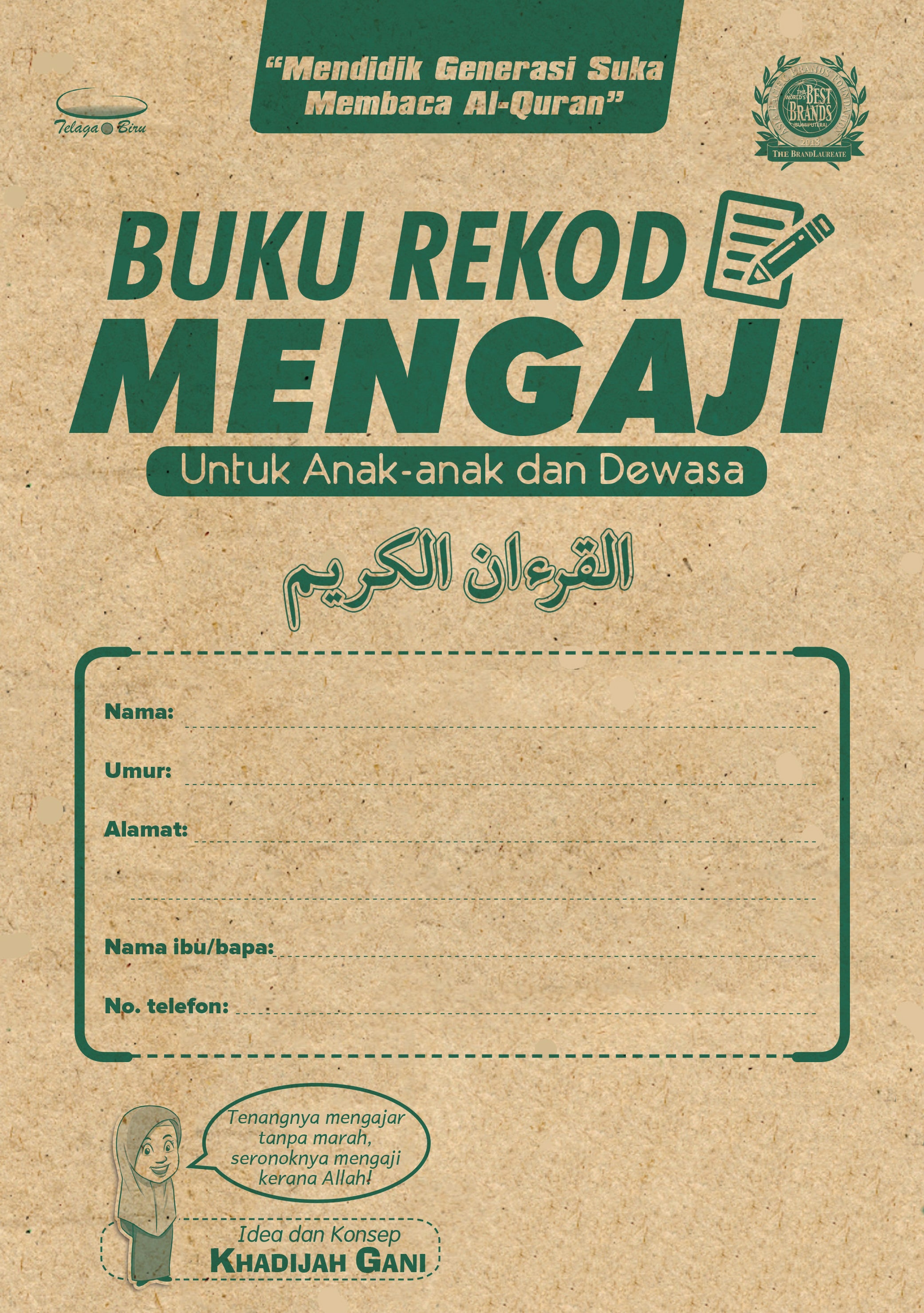 Buku Rekod Mengaji - (TBBK1479)