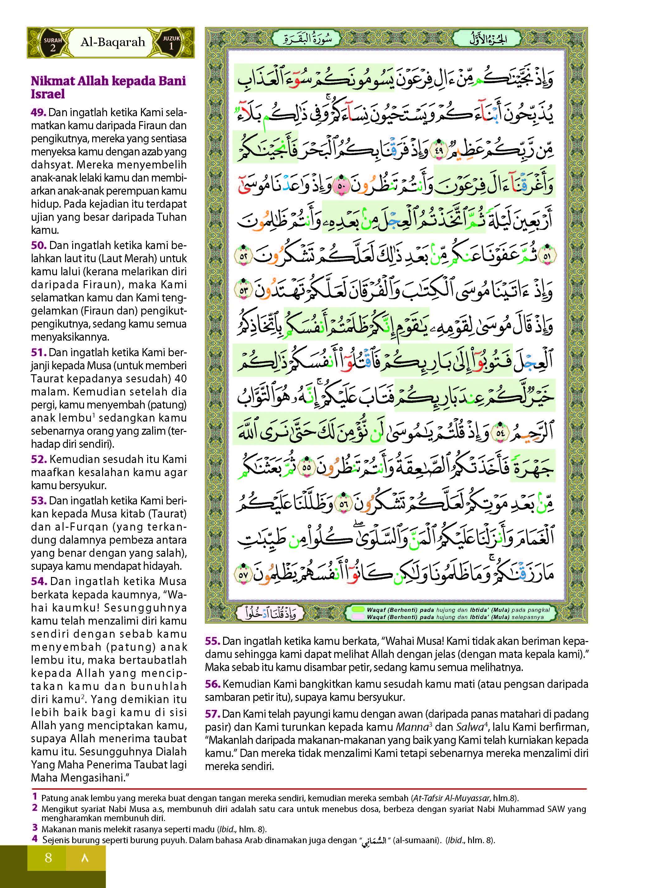 Al-Quran Al-Karim Dan Terjemahan Al-Kamil Dengan Panduan Waqaf & Ibtida' (Tagging) (A6) - (TBAQ1066)