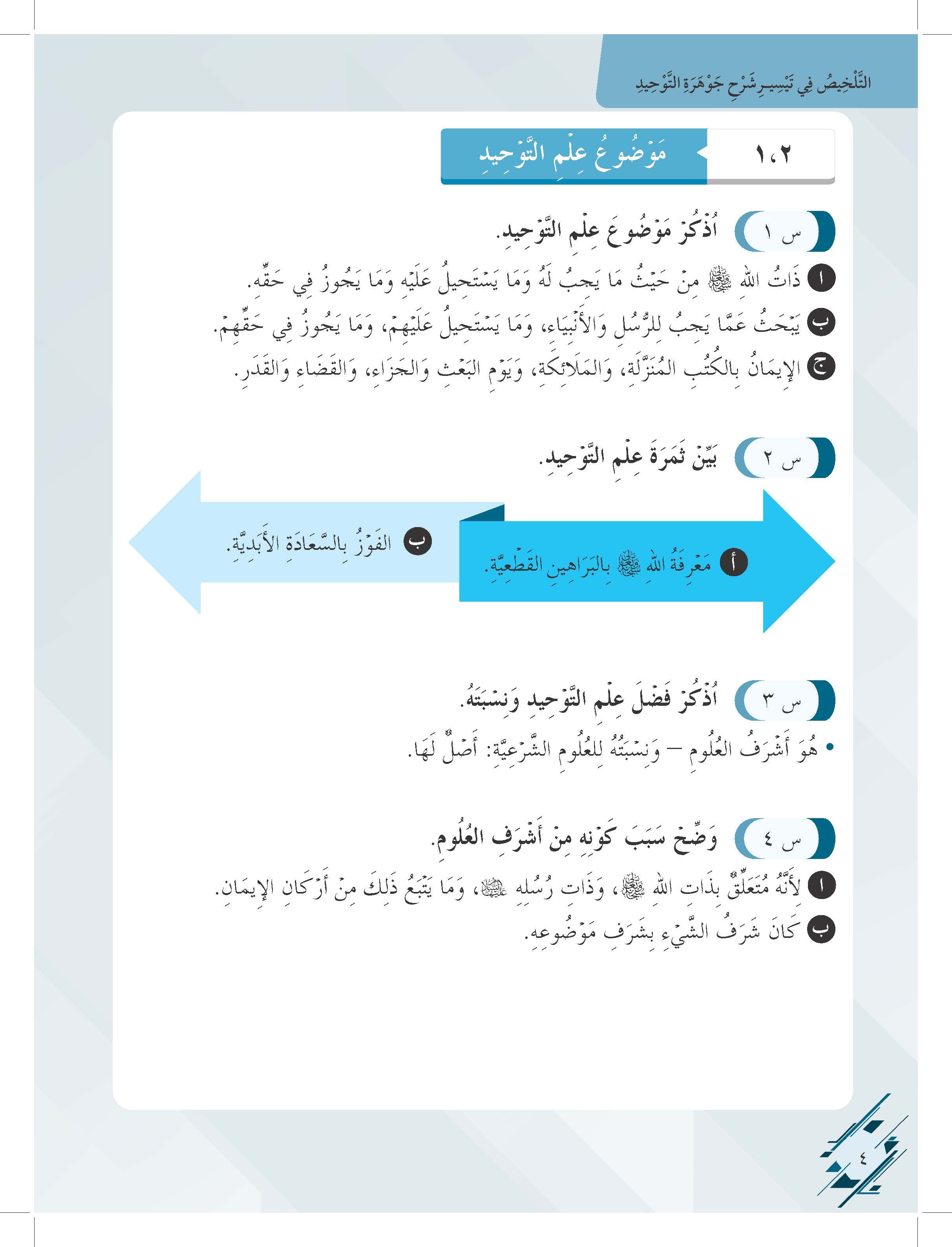 Mumtaz Dini Usuluddin Al-Talkhis Fi Taysir Syarh Jauharah Al-Tauhid Tingkatan 4 - (TBBS1321)