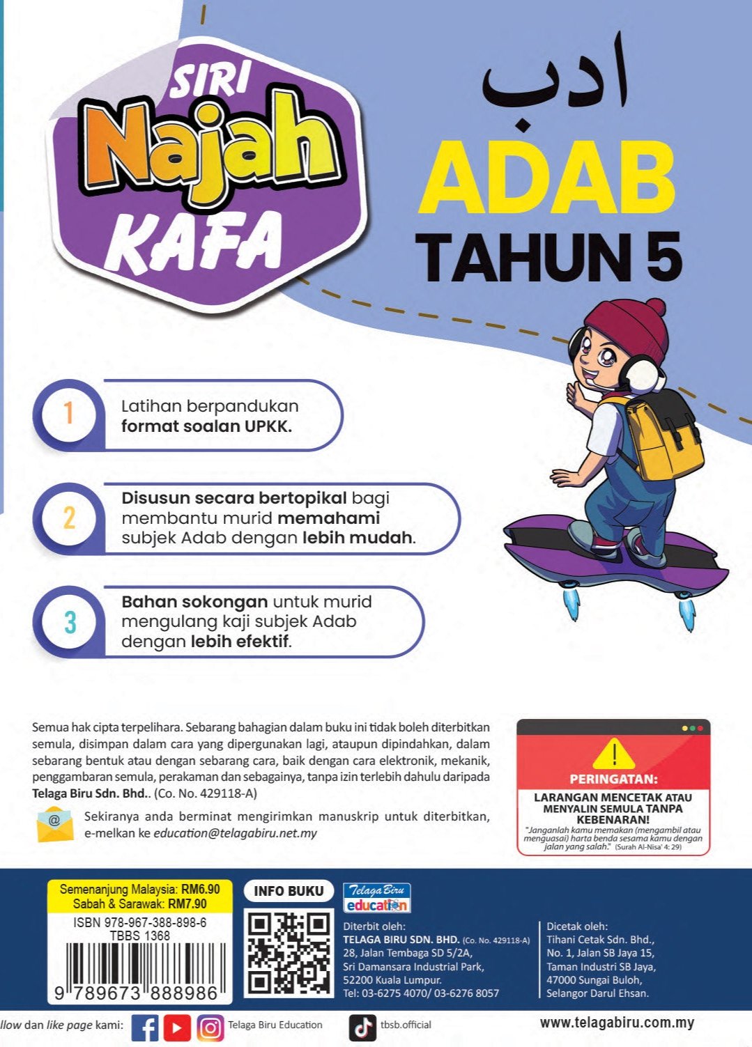 Siri Najah Kafa Adab Tahun 5 - (TBBS1368)