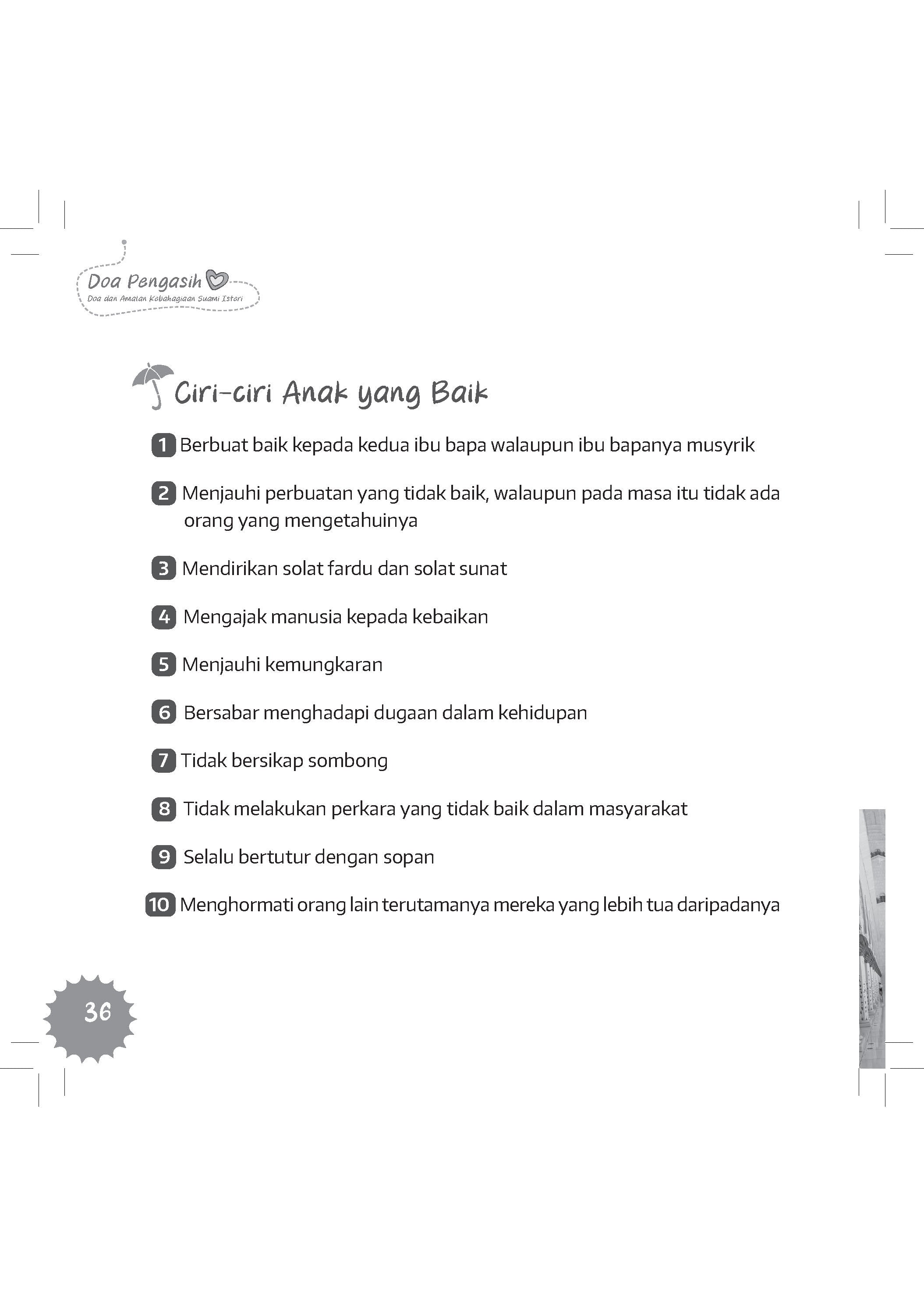 Doa Pengasih : Doa & Amalan Kebahagiaan Suami Isteri (Remake) - (TBBK1297A)