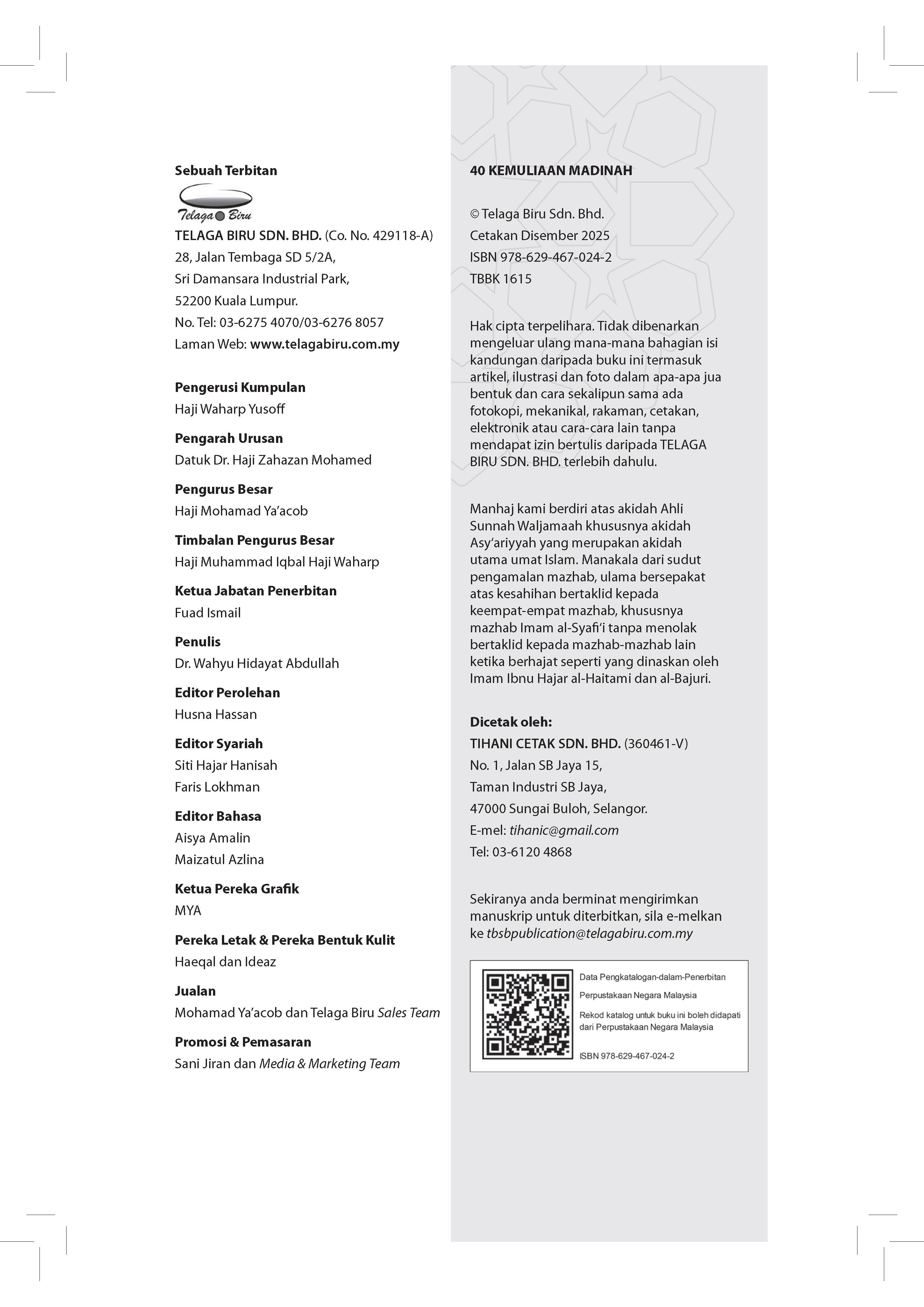 40 Kemuliaan Madinah - (TBBK1615)