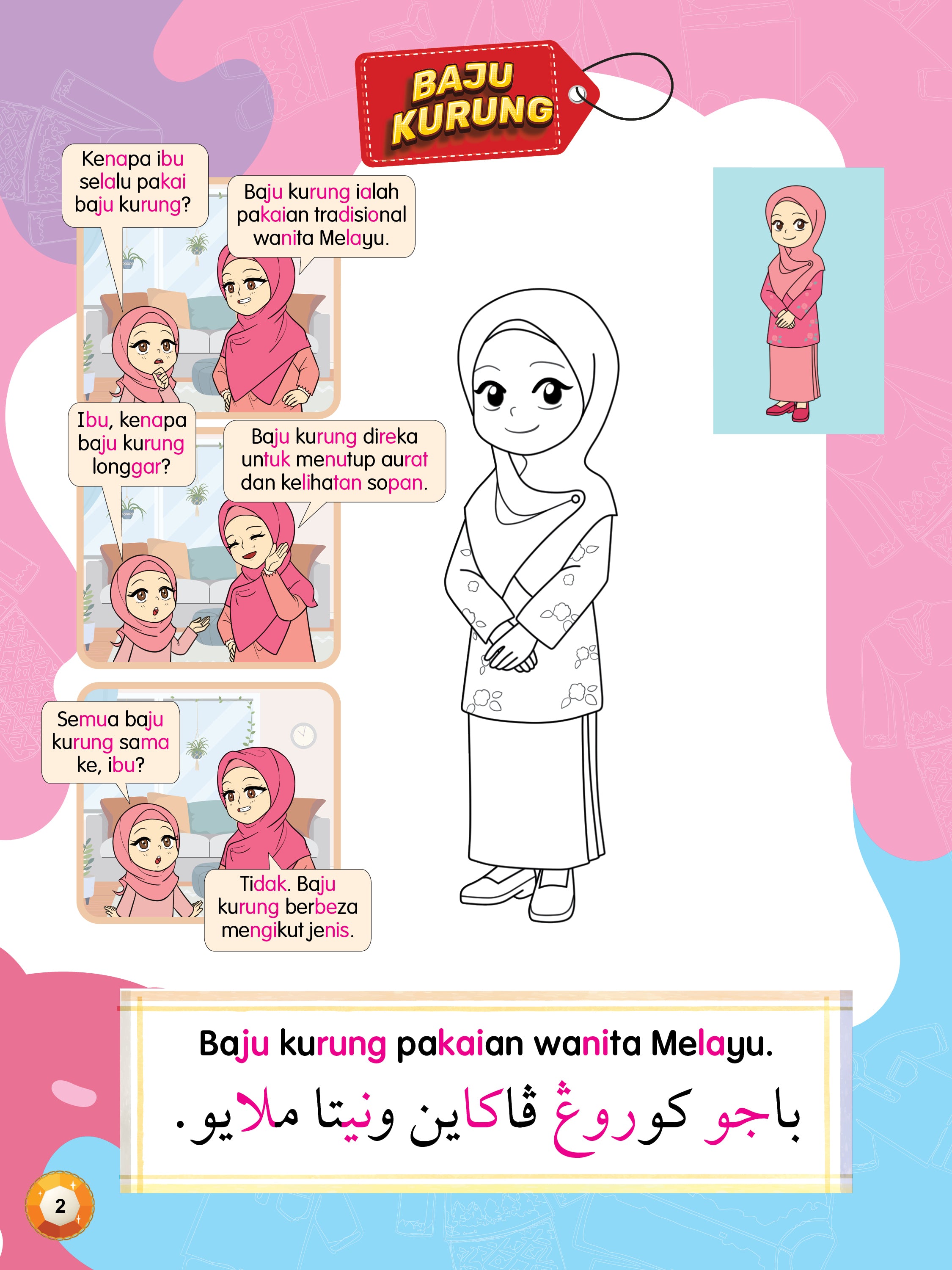 Siri Gen Pintar : Syoknya Tahu Pakaian Tradisional - (TBKIDS0036)