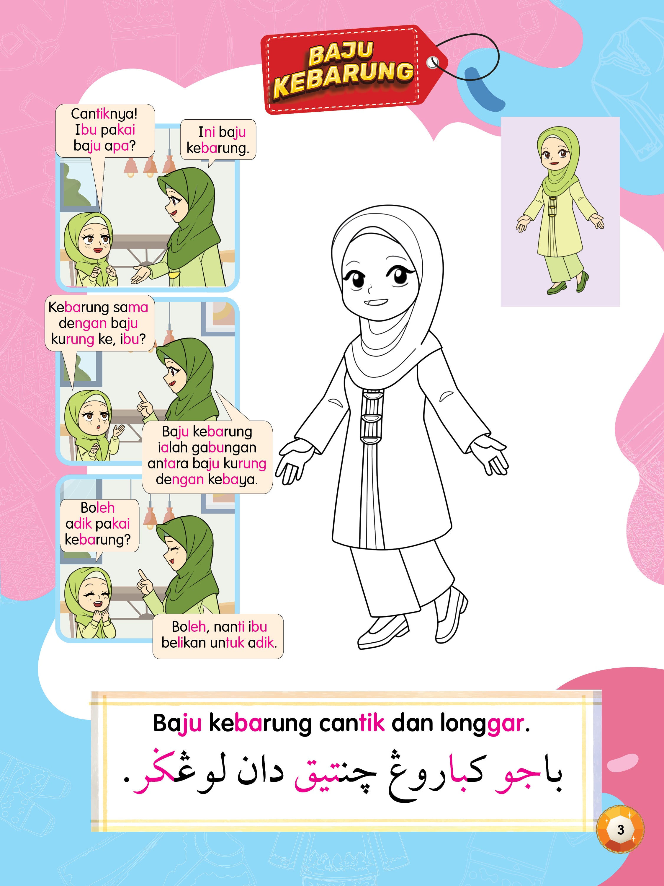 Siri Gen Pintar : Syoknya Tahu Pakaian Tradisional - (TBKIDS0036)