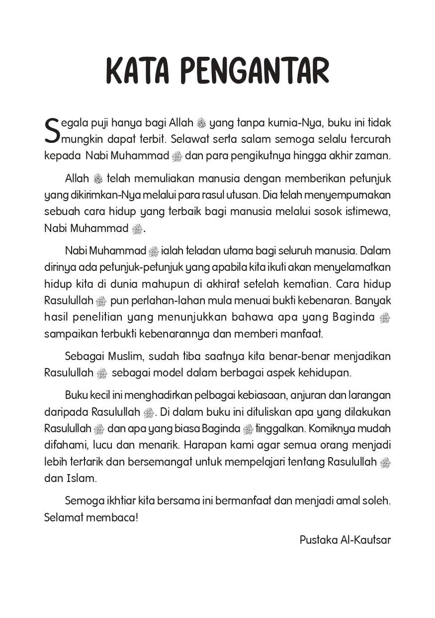 Komik Kebiasaan Nabi Solat, Zakat, Puasa Dan Haji - (TBKIDS0038)