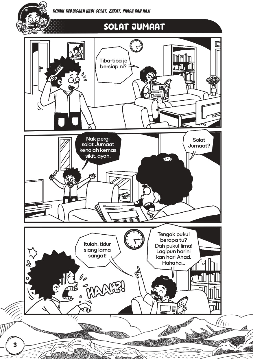 Komik Kebiasaan Nabi Solat, Zakat, Puasa Dan Haji - (TBKIDS0038)