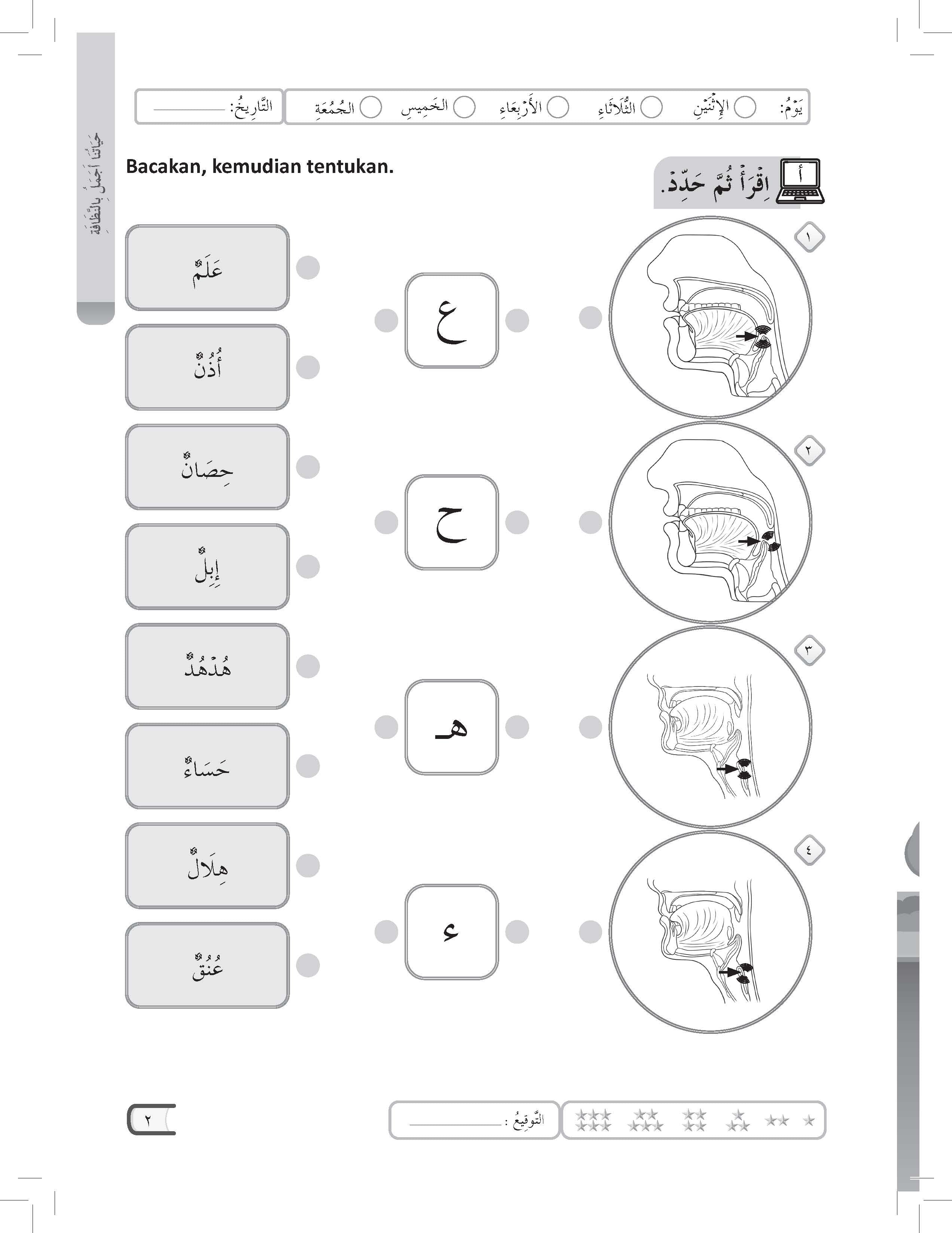 Praktis Topik Bahasa Arab Tahun 6 - (TBBS1382)