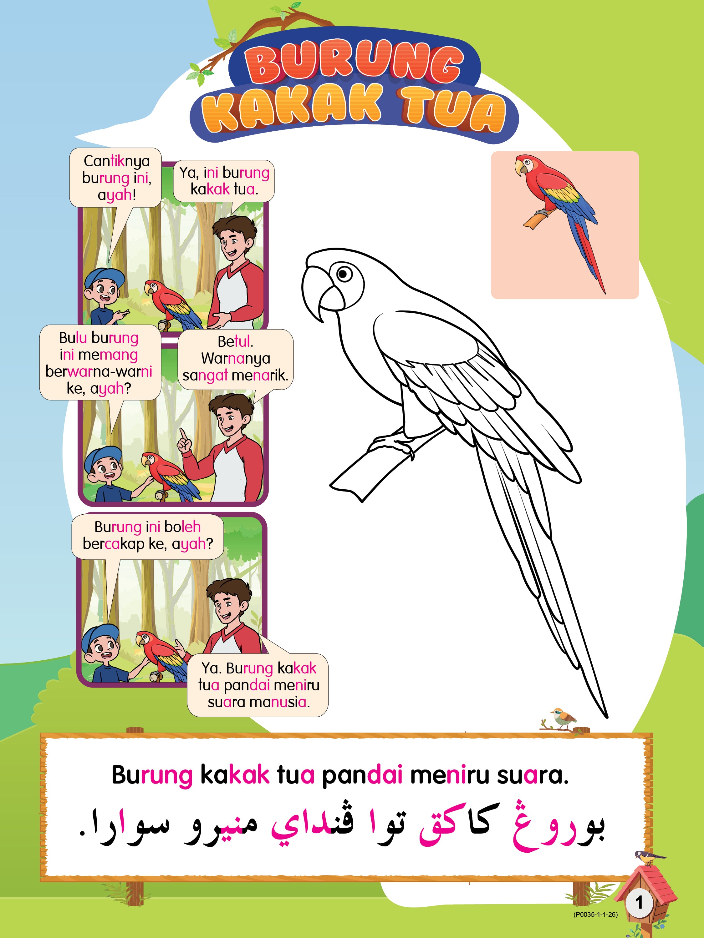 Siri Gen Pintar : Syoknya Tahu Burung - (TBKIDS0035)