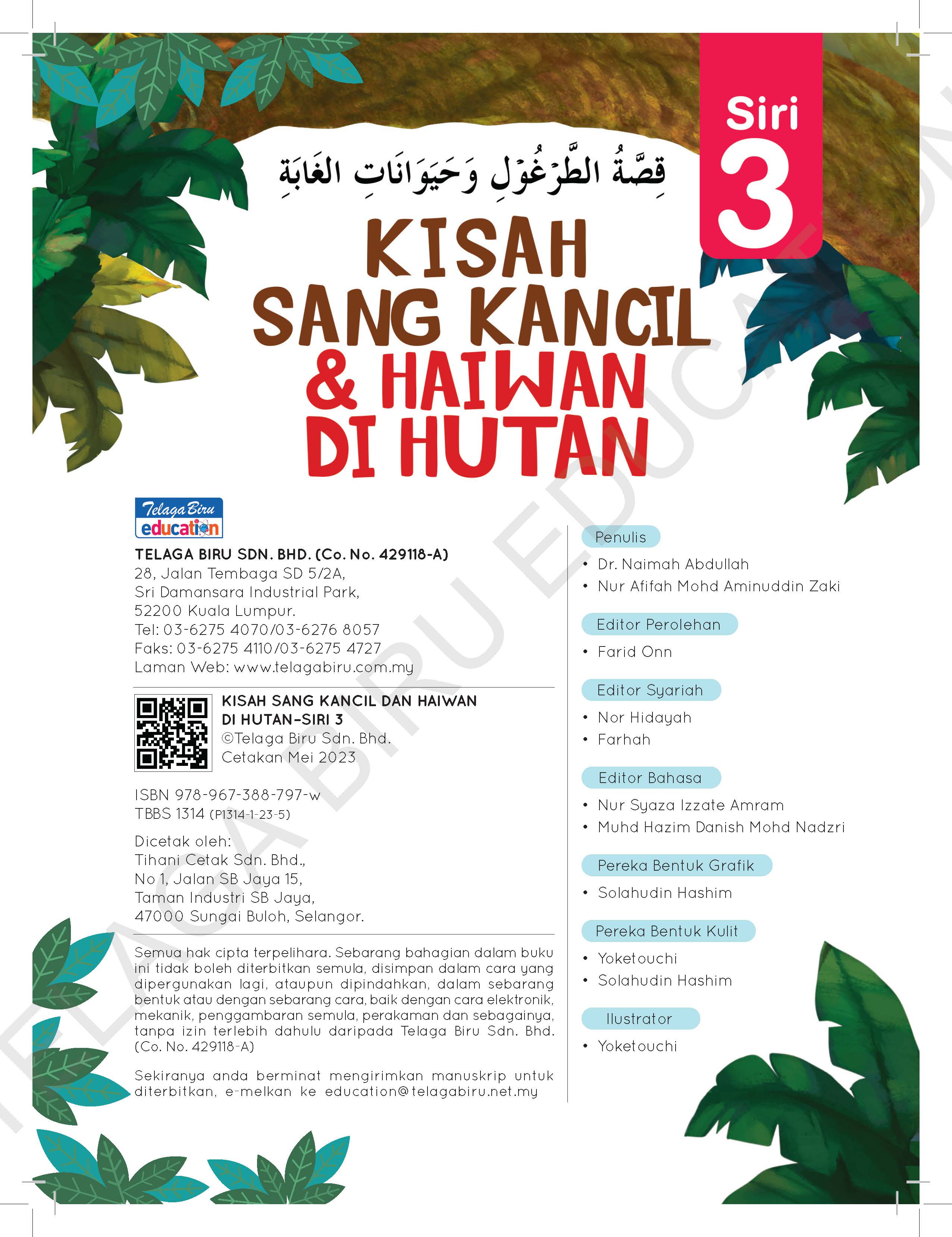 Kisah Sang Kancil Dan Haiwan Di Hutan Siri 3 - (TBBS1314)