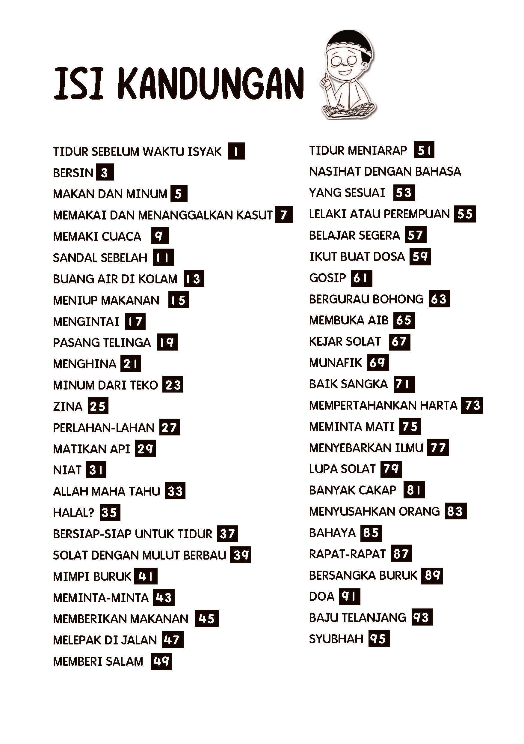 Komik Kebiasaan Nabi #1 - (TBKIDS0010)