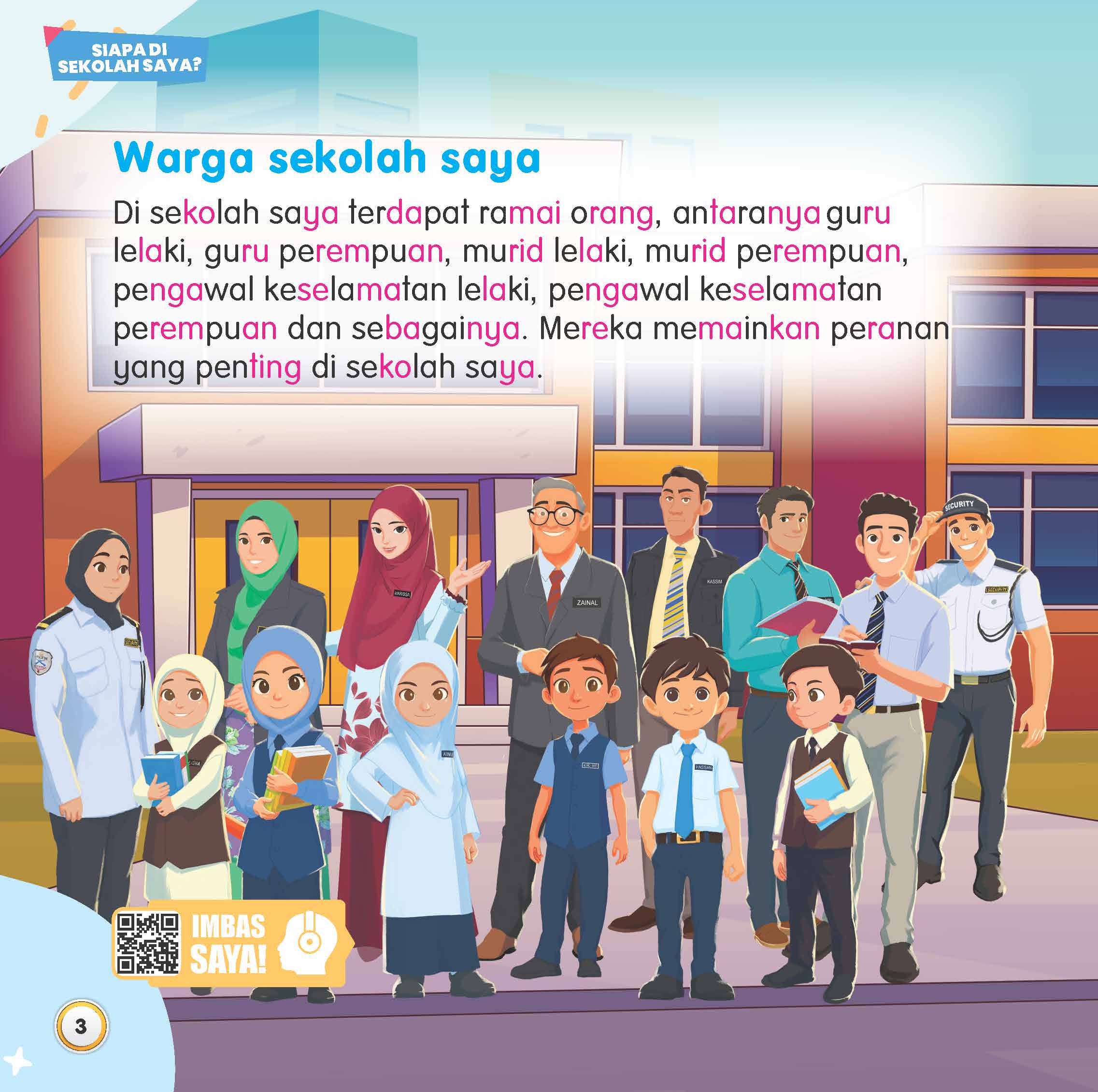 Jom Baca Bahasa Arab : Siapa Di Sekolah Saya - (TBKIDS0014)
