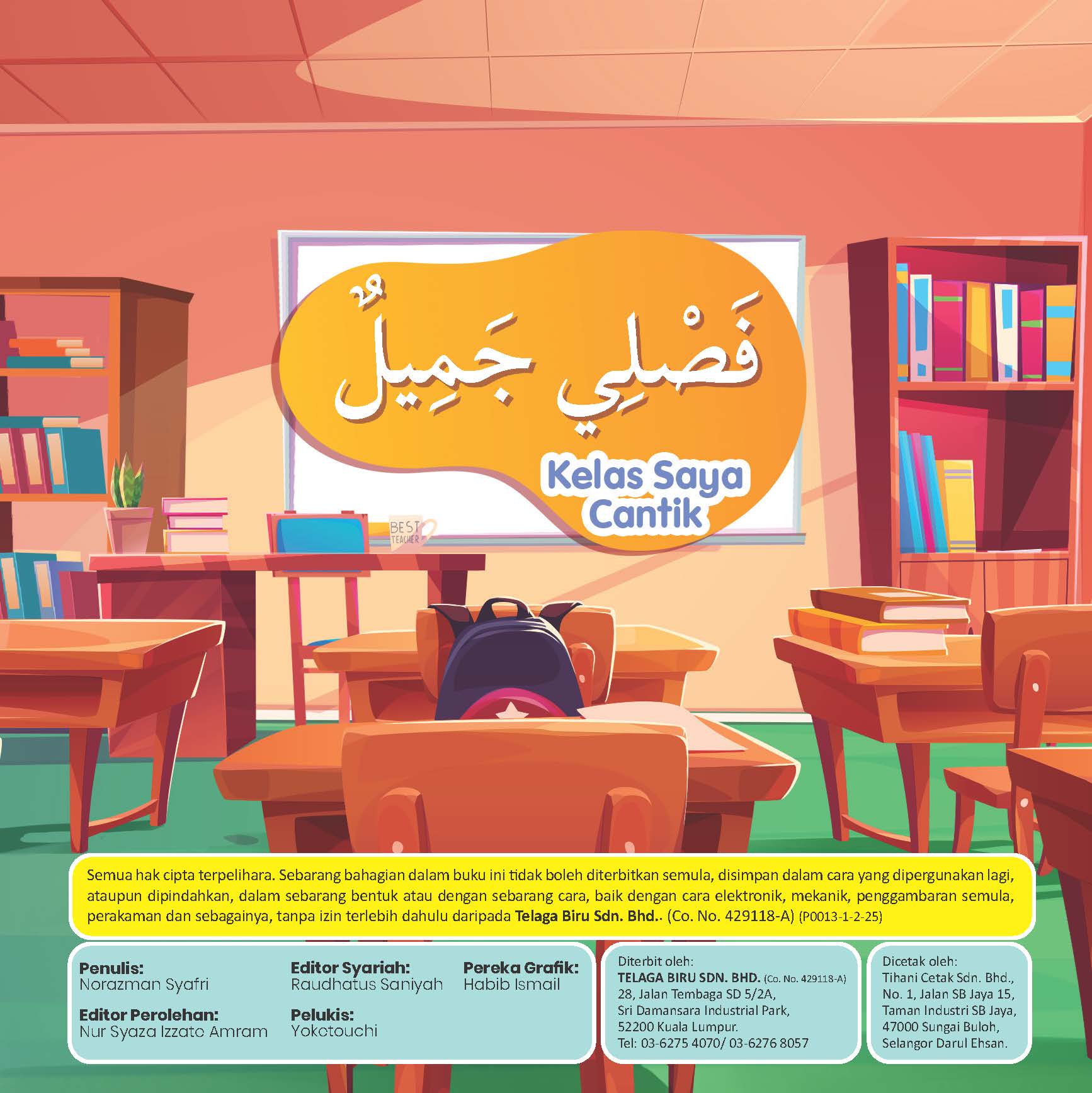 Jom Baca Bahasa Arab : Kelas Saya Cantik - (TBKIDS0013)