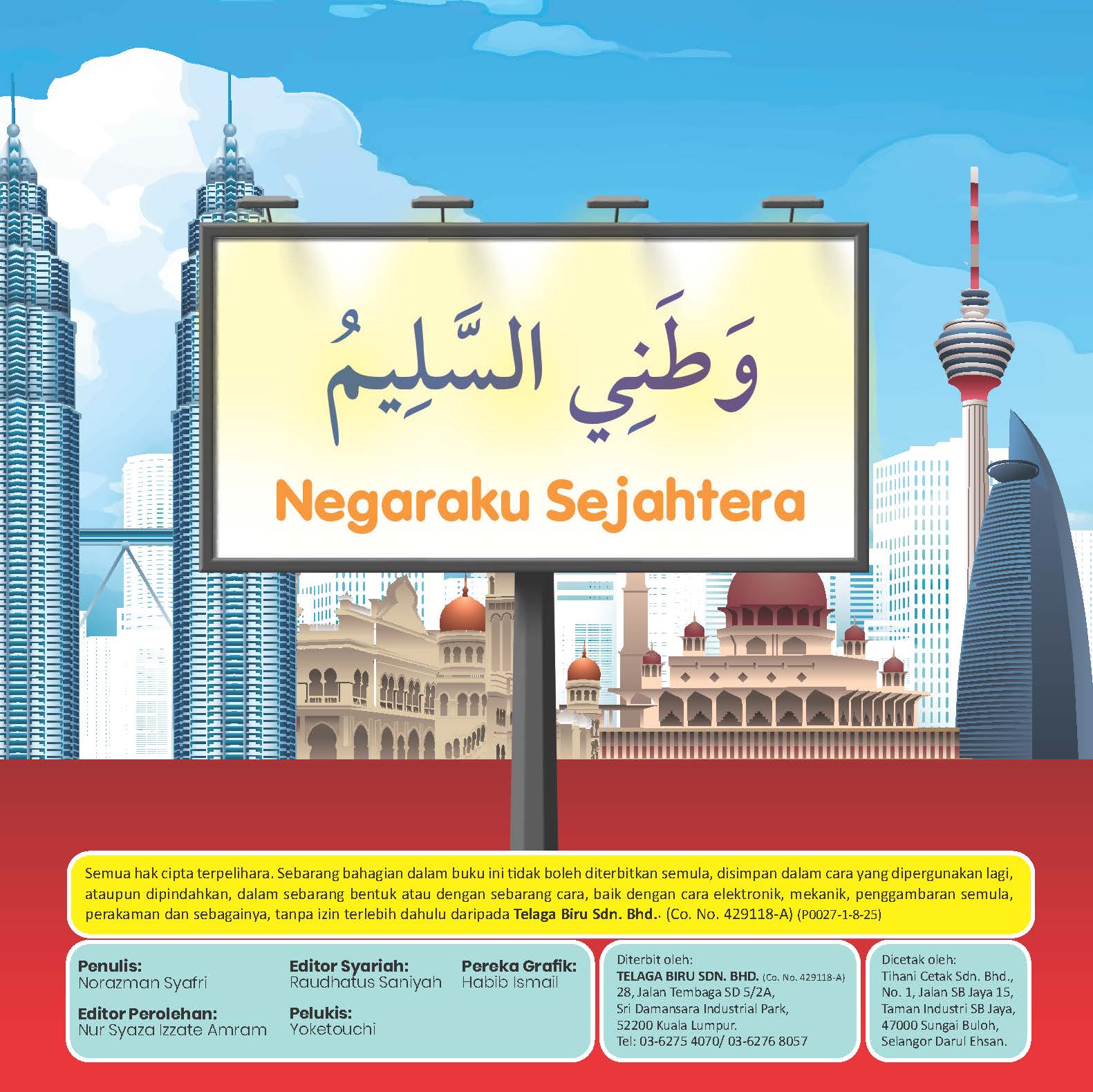 Jom Baca Bahasa Arab : Negaraku Sejahtera - (TBKIDS0027)