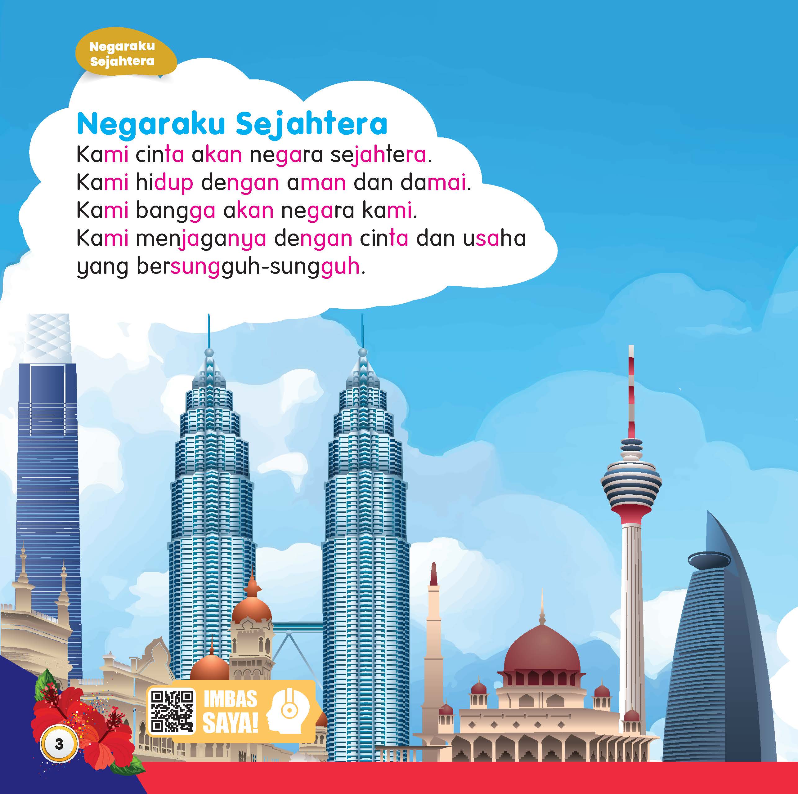 Jom Baca Bahasa Arab : Negaraku Sejahtera - (TBKIDS0027)