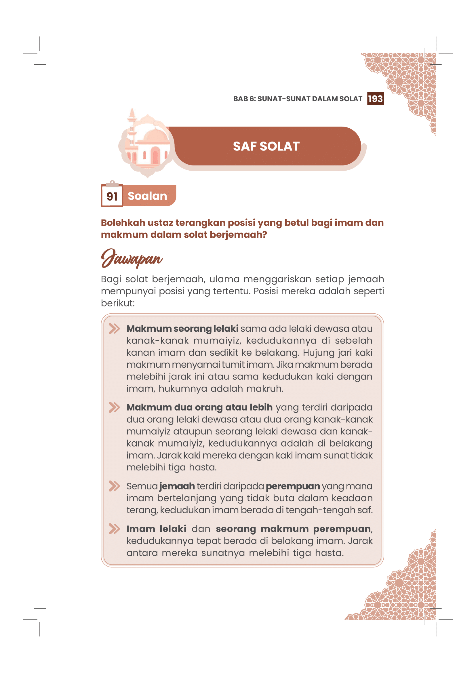 Soal Jawab Solat Mengikut Mazhab Yang Empat - (TBBK1541)