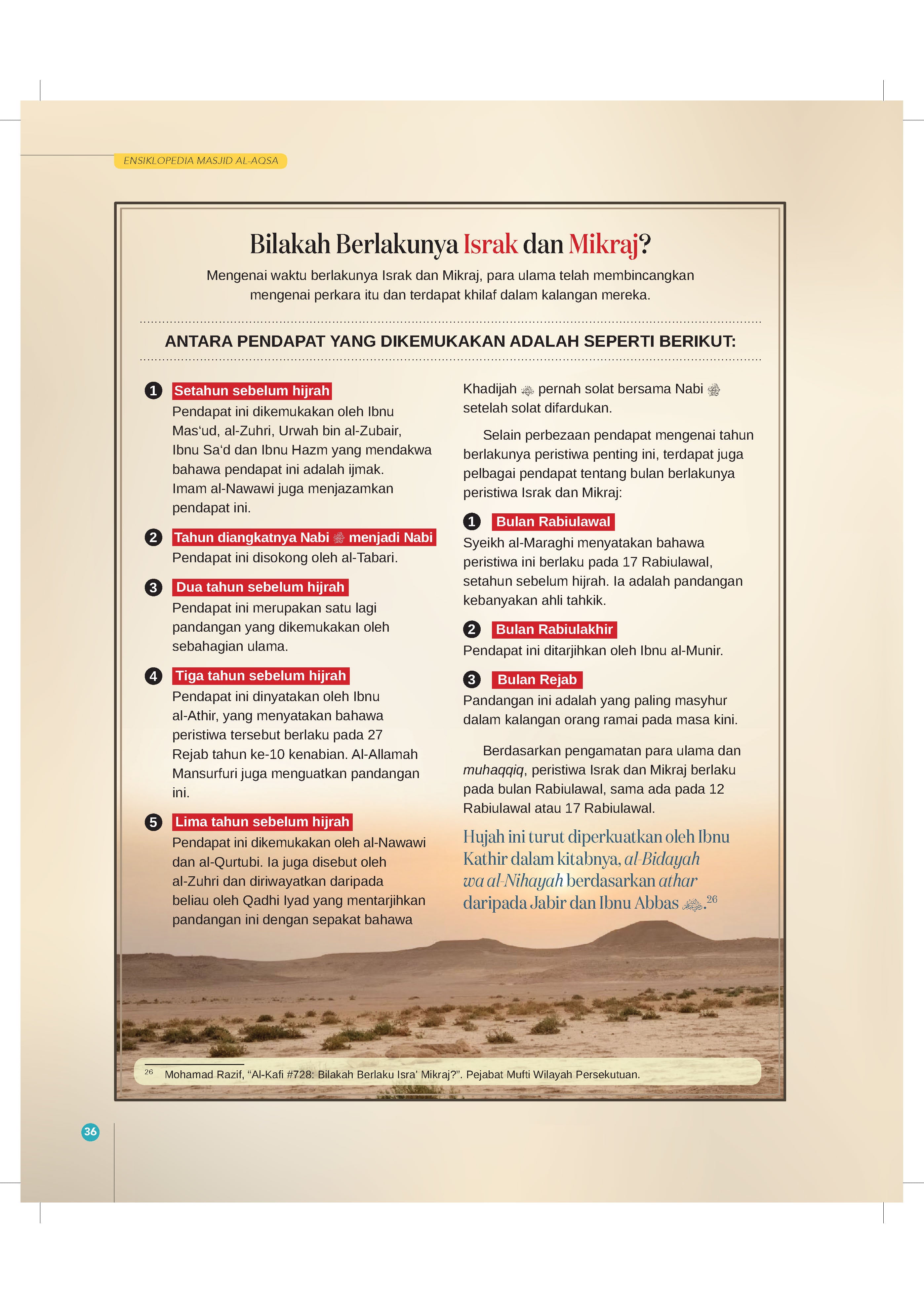 Ensiklopedia Masjid Al-Aqsa - (TBBK1604)