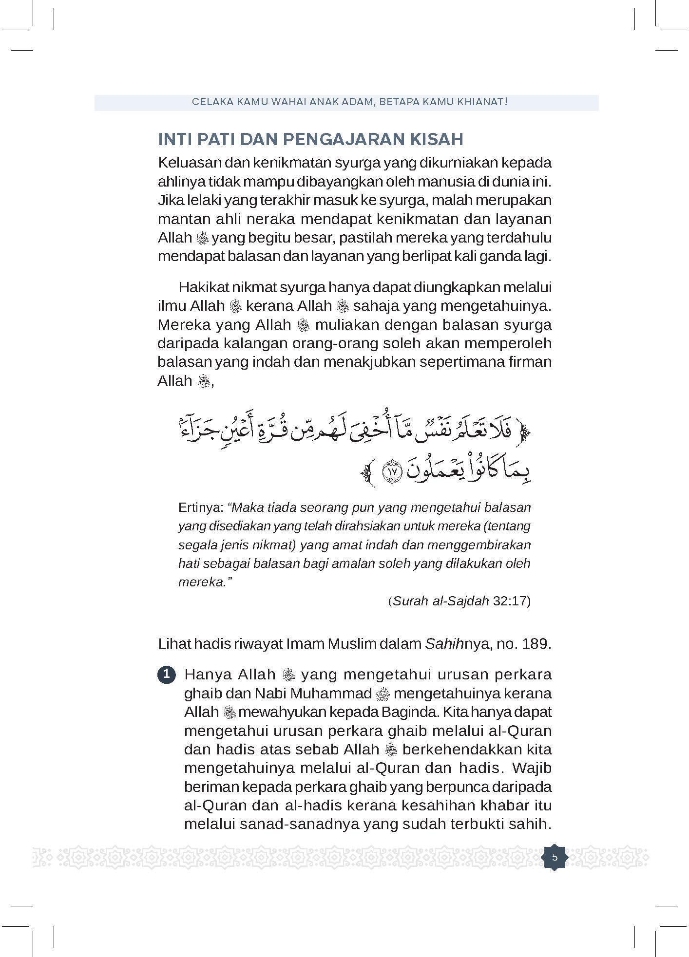 40 Hadis Sahih Kisah Ghaib & Ajaib - (TBBK1474A)