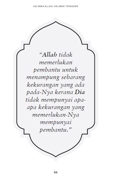 Kalimah Allah, Kalimah Teragung - (TBBK1563)