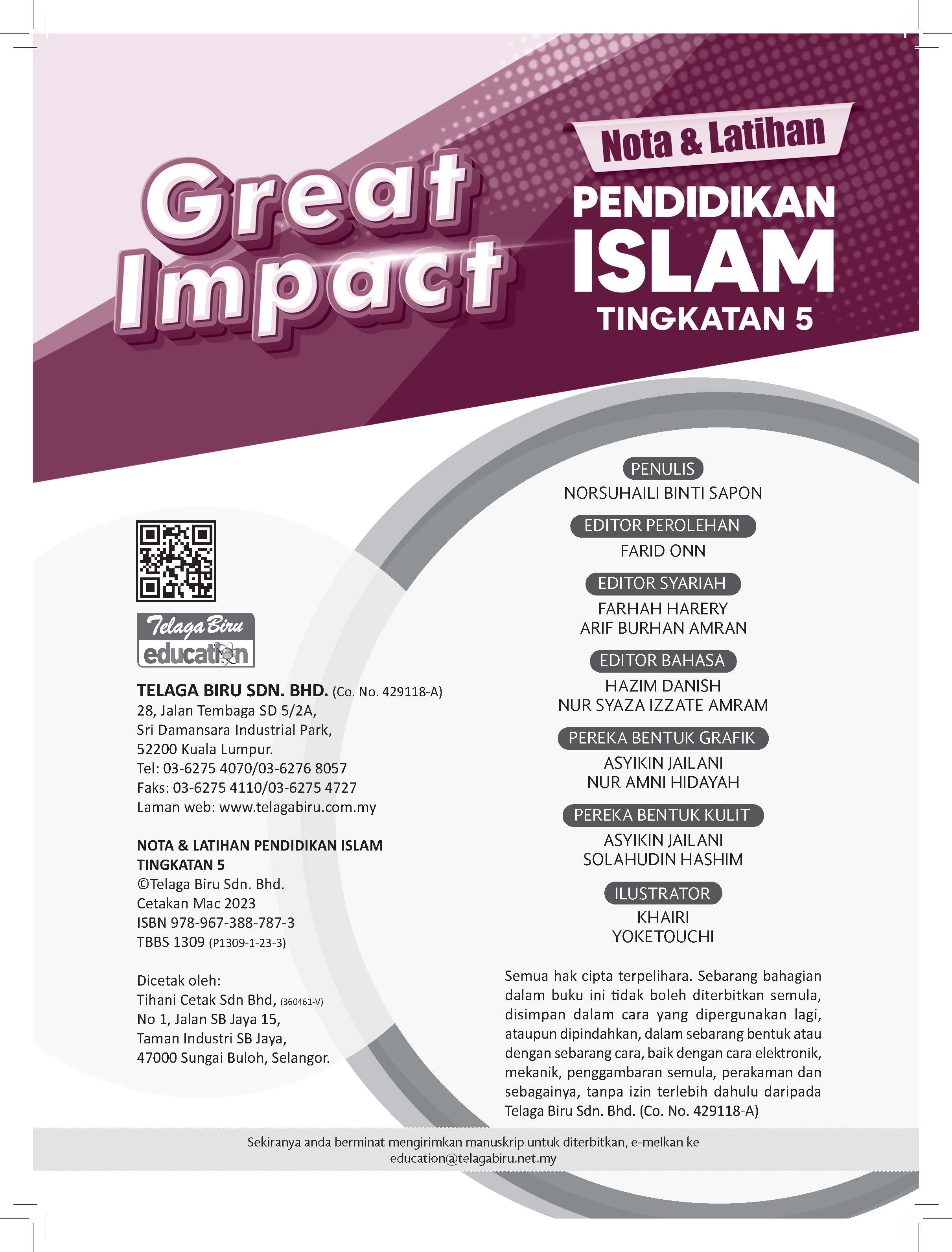 Great Impact Nota & Latihan Pendidikan Islam Tingkatan 5 - (TBBS1309)