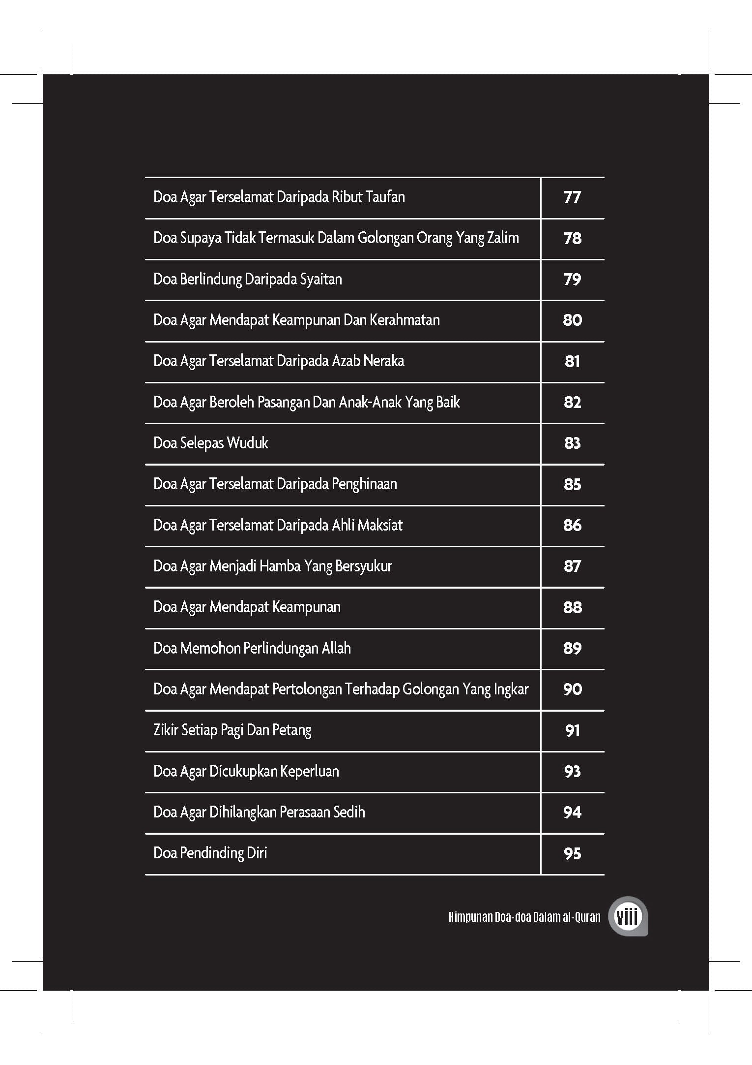 Himpunan Doa-Doa Dalam Al Quran - (TBAQ1080)