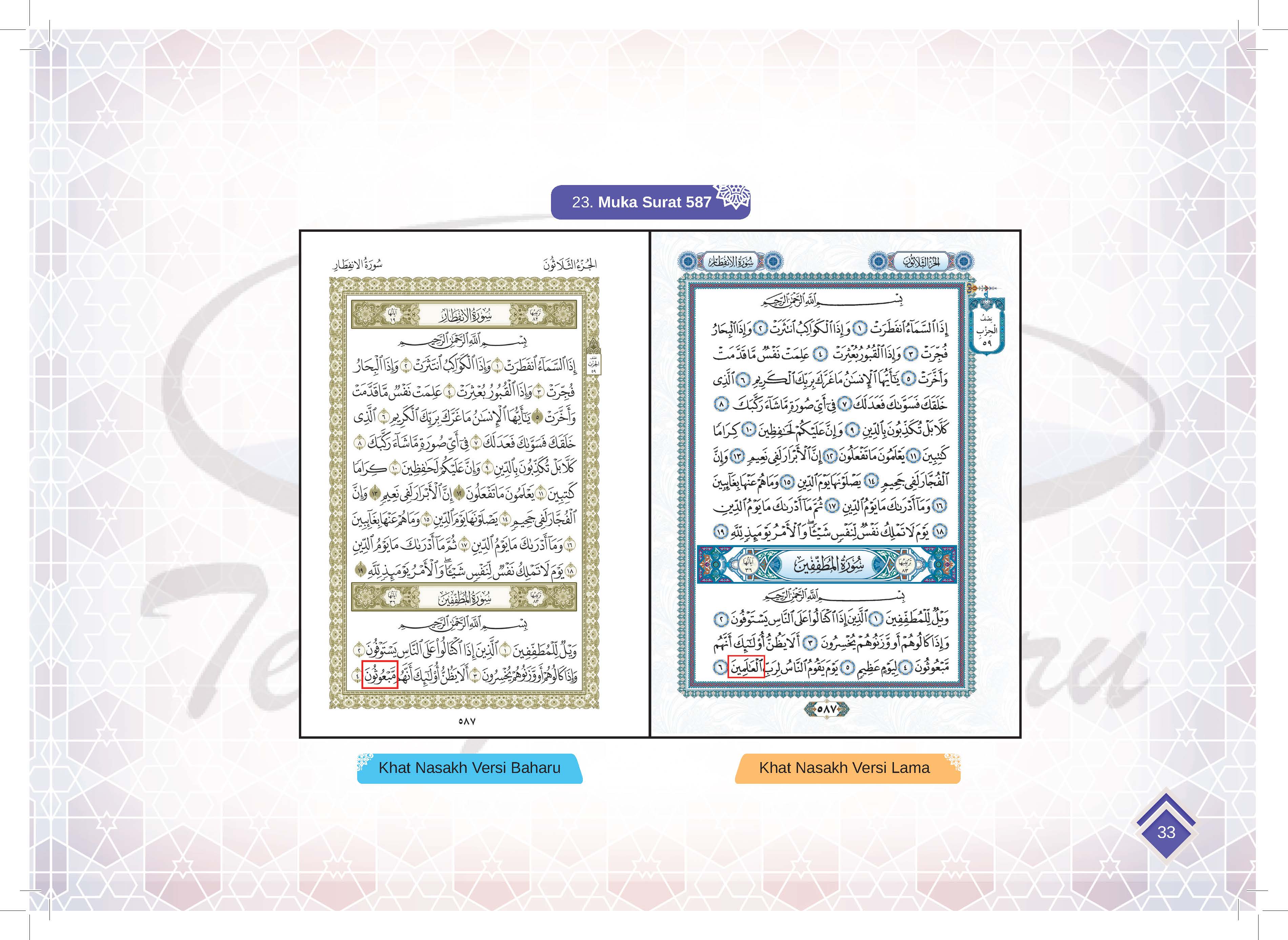 Ebook : Rujukan Perbezaan Khat Lama & Baharu