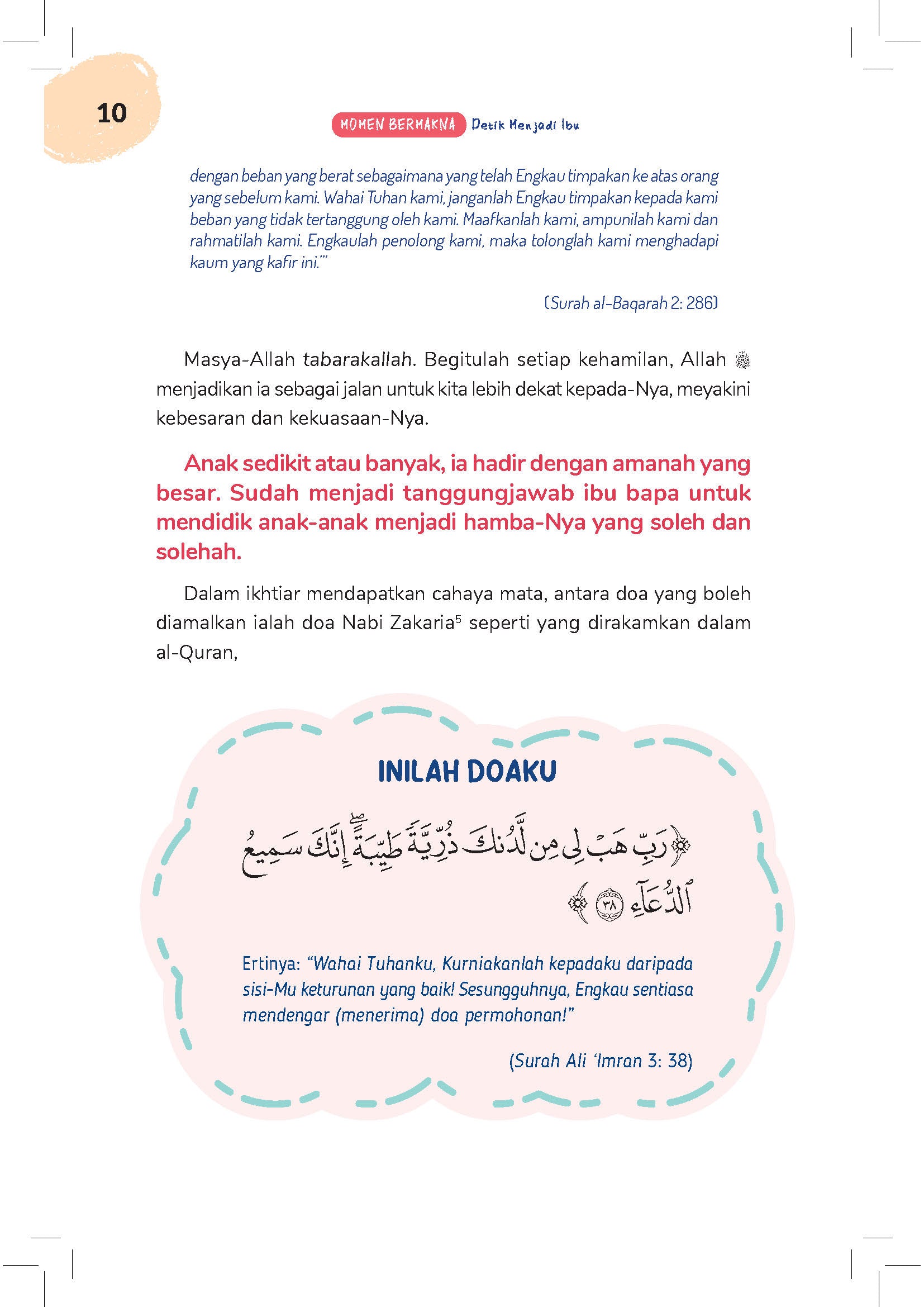 Momen Bermakna Detik Menjadi Ibu - (TBBK1611)