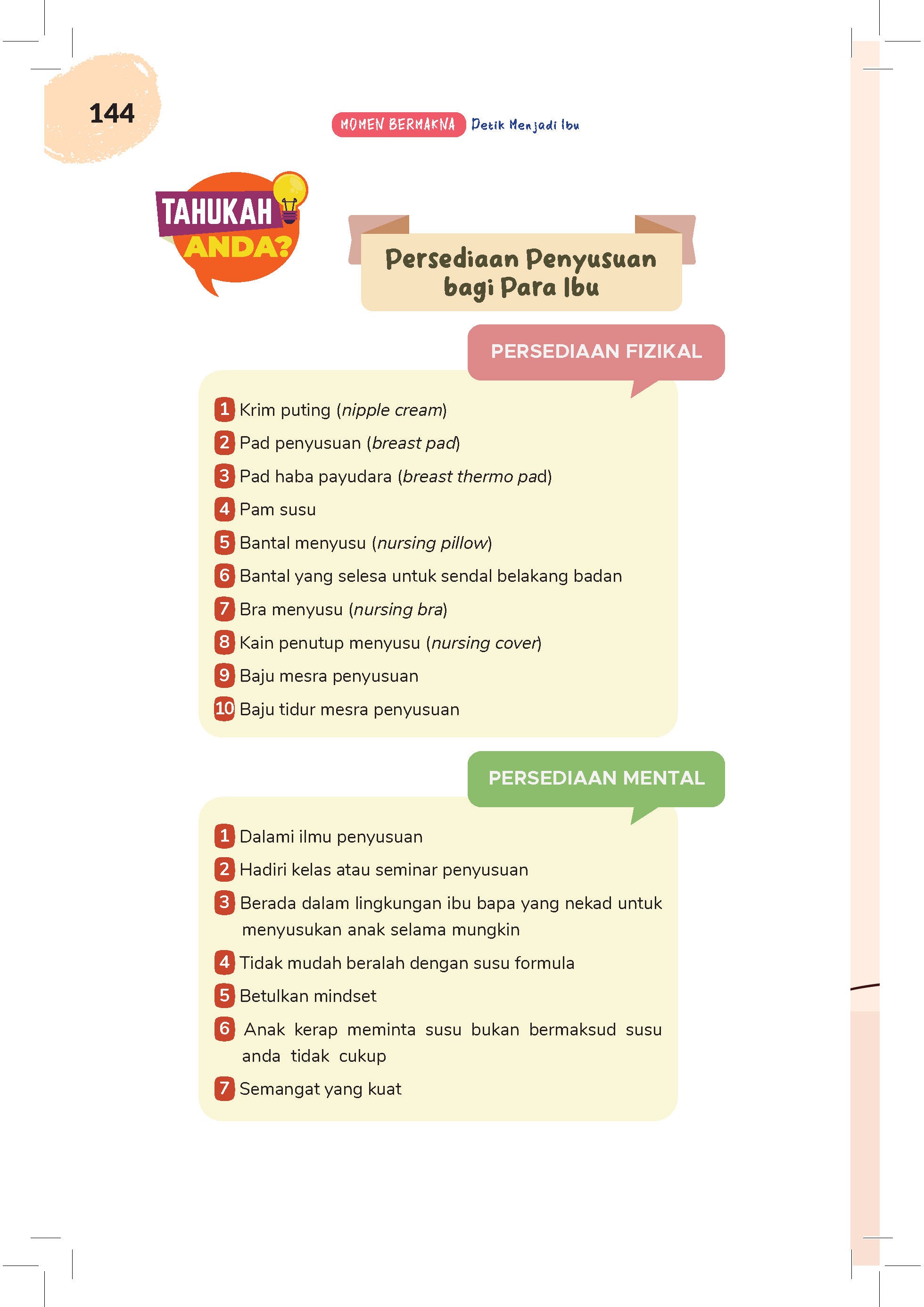 Momen Bermakna Detik Menjadi Ibu - (TBBK1611)