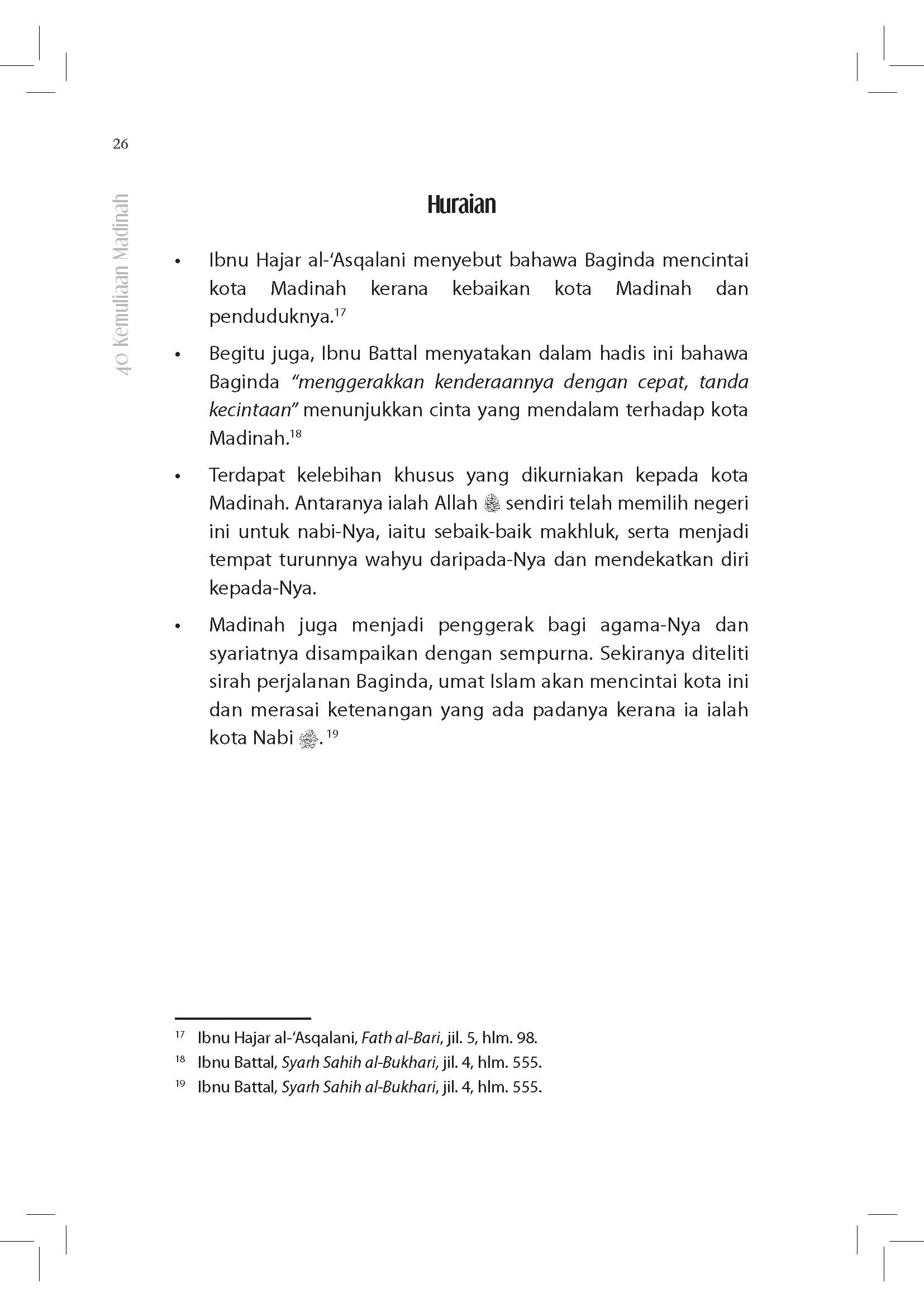 40 Kemuliaan Madinah - (TBBK1615)