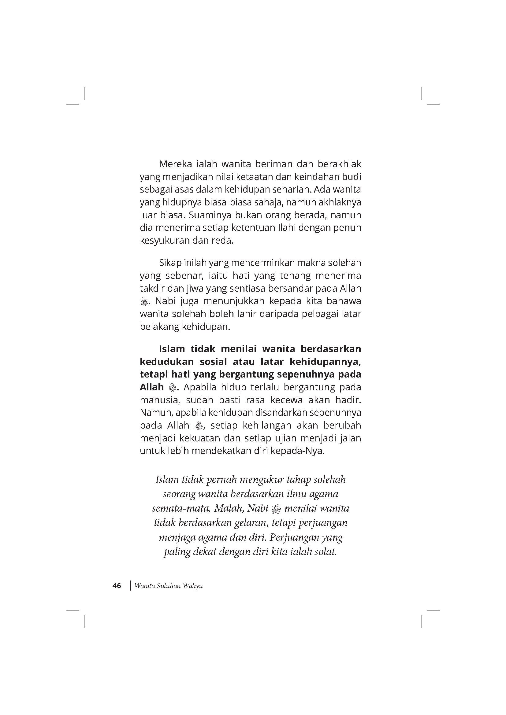 Wanita Suluhan Wahyu - (TBBK1619)