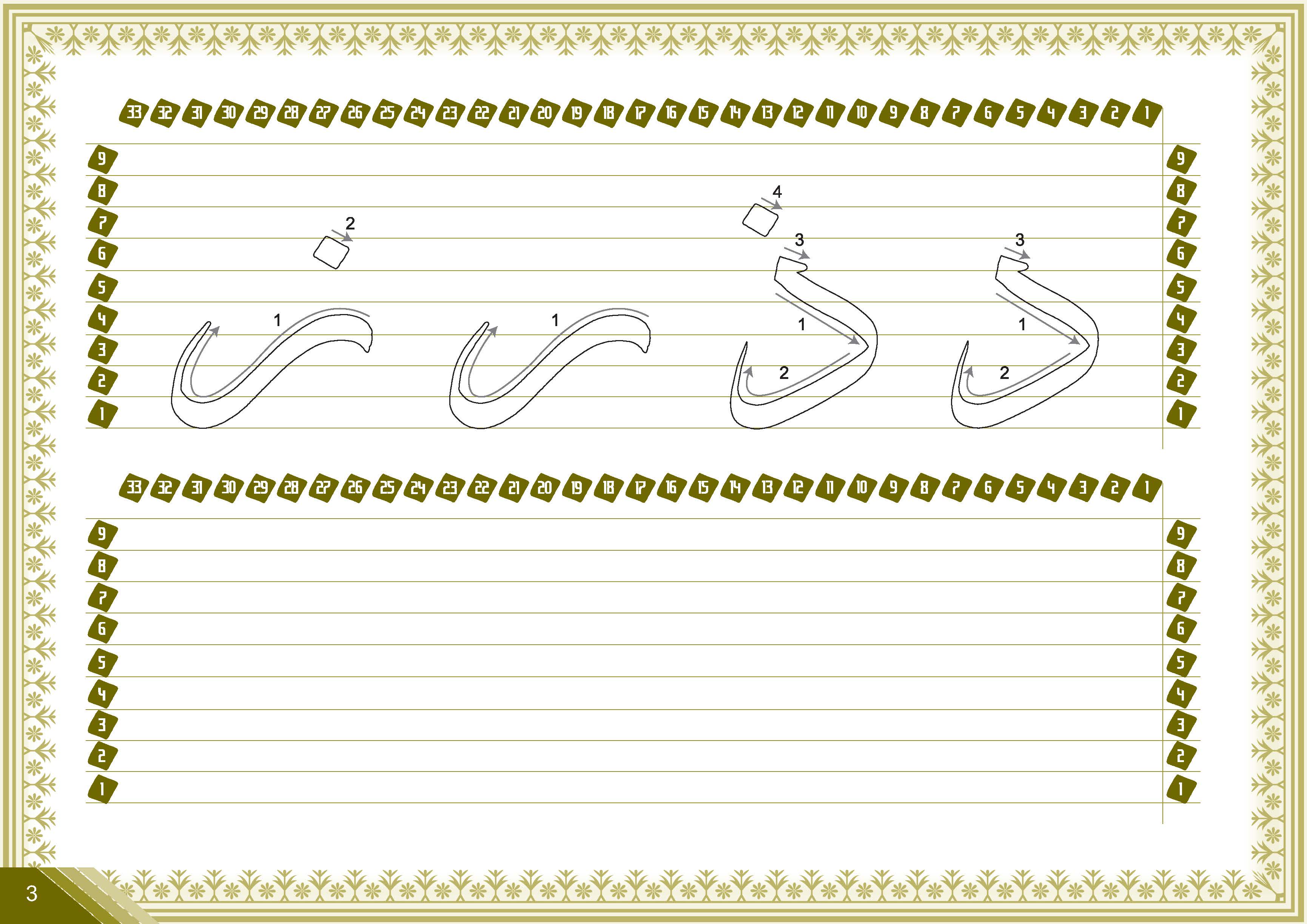 Lembaran Genius Khat (Khat Thuluth) - (TBBS1392)