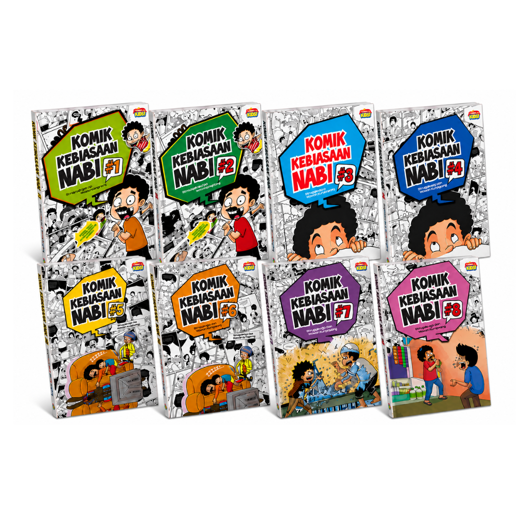 Kombo Set Komik Kebiasaan Nabi 1-8