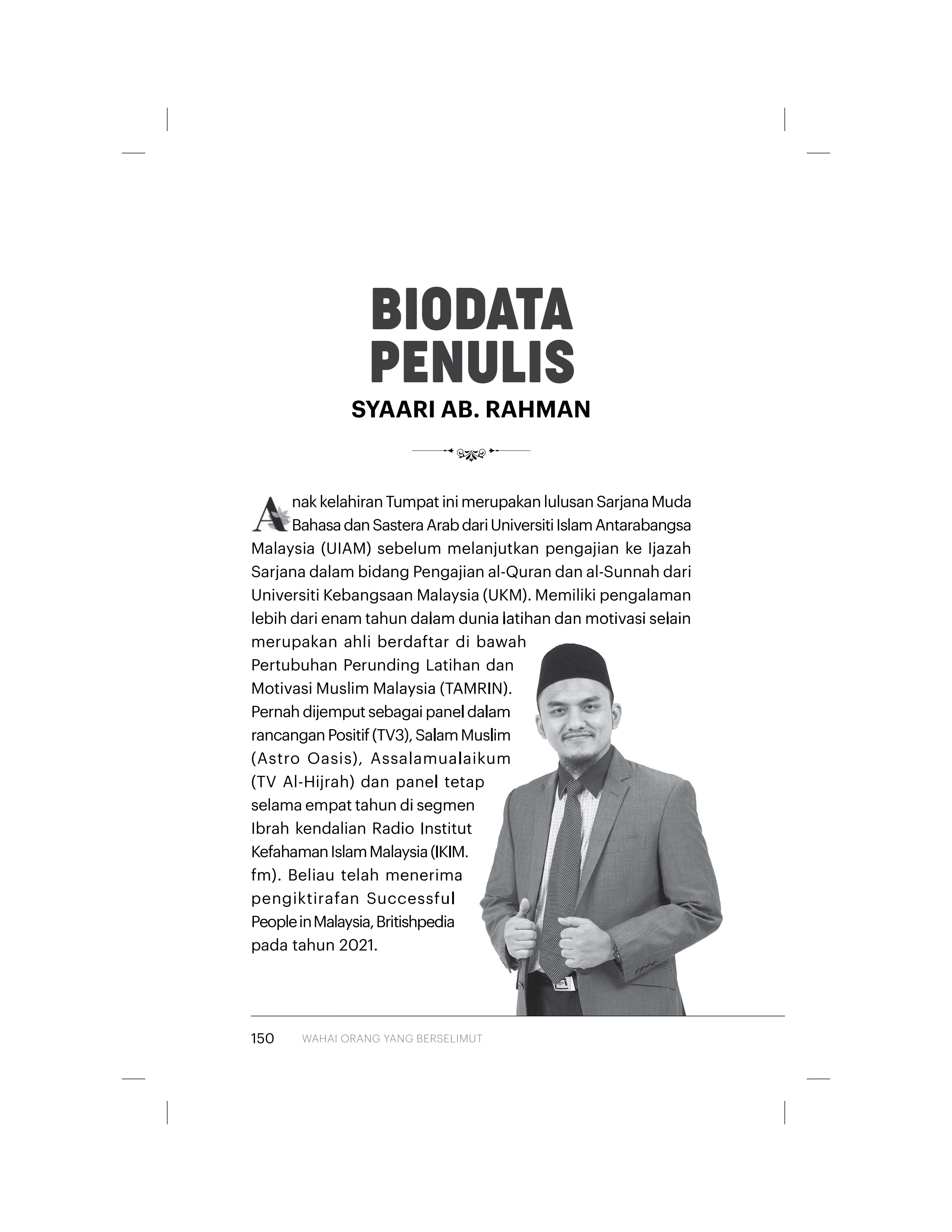 Wahai Orang Yang Berselimut - (TBBK1558)