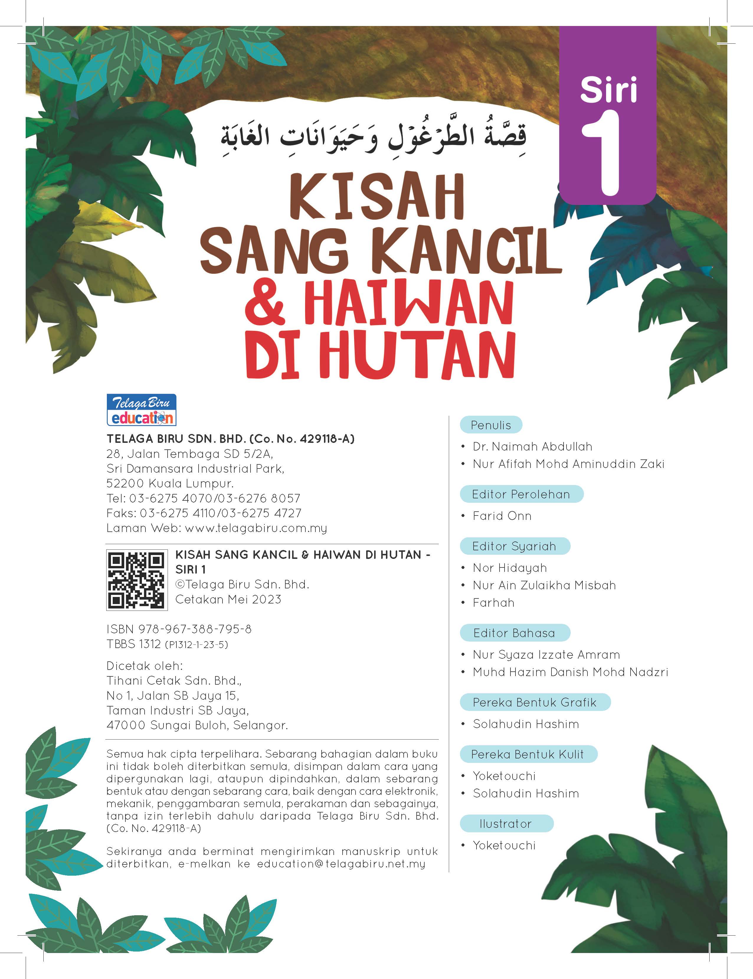 Kisah Sang Kancil Dan Haiwan Di Hutan Siri 1 - (TBBS1312)