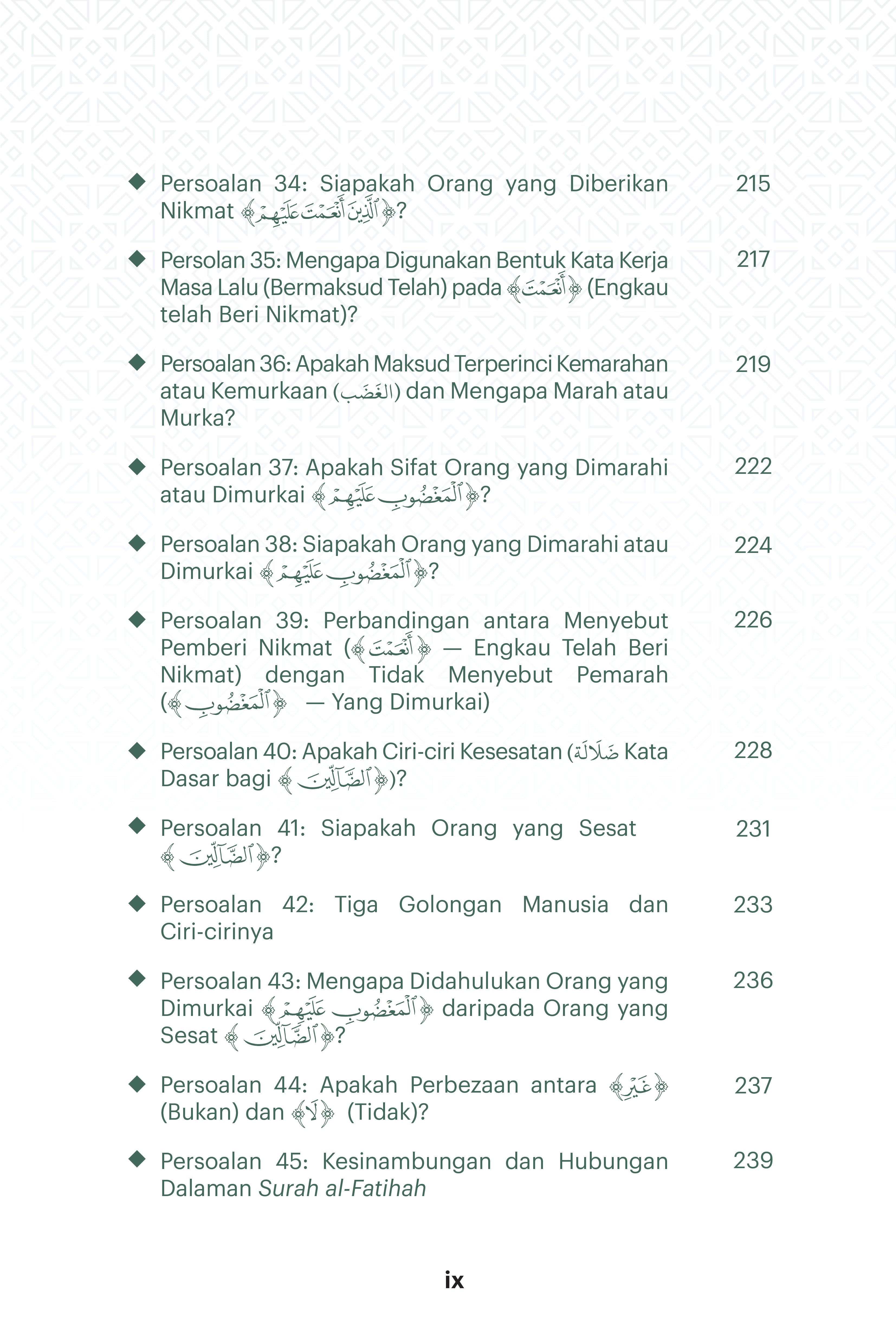 Keagungan Al-Fatihah - (TBBK1618)