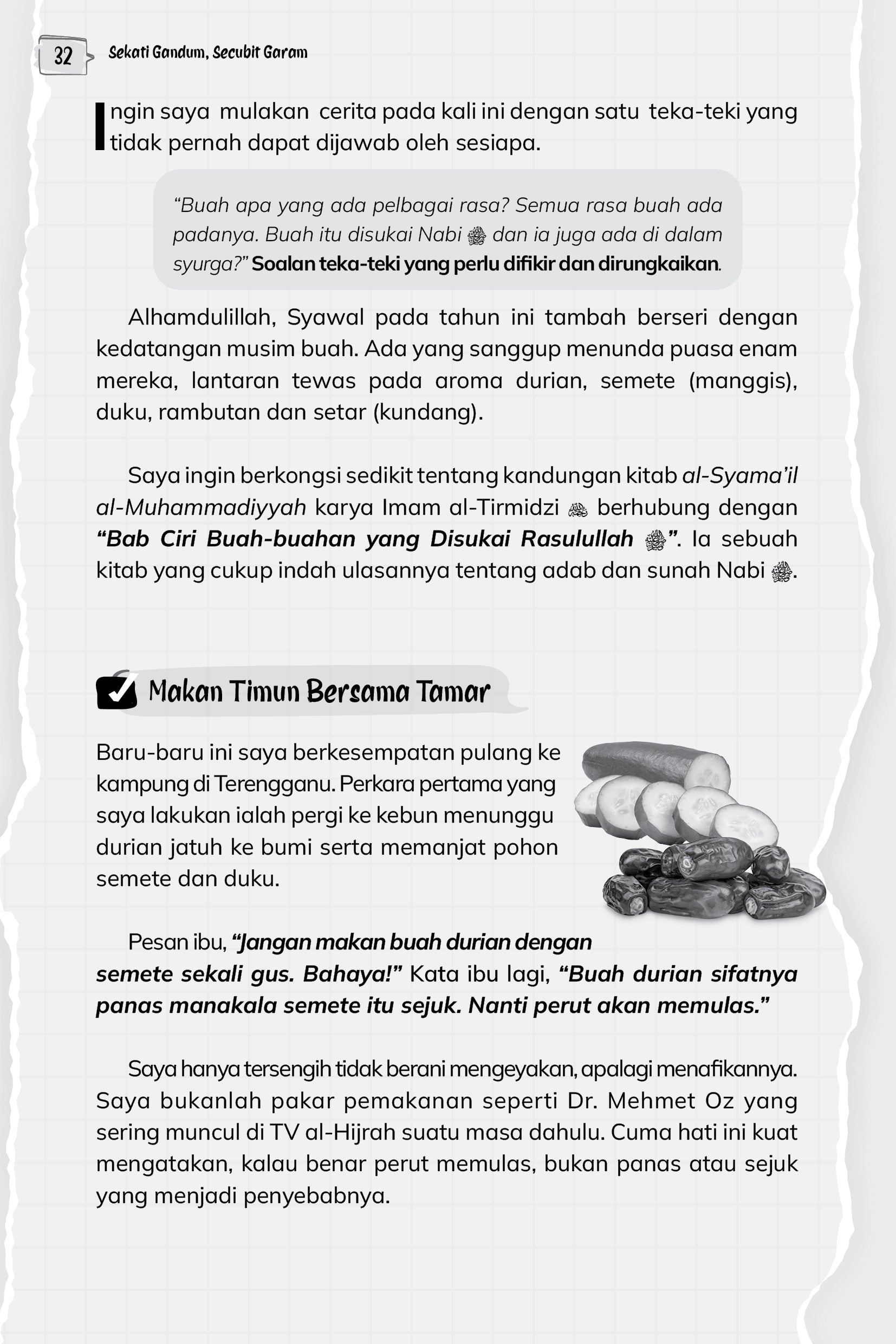Sekati Gandum, Secubit Garam - (TBBK1559)