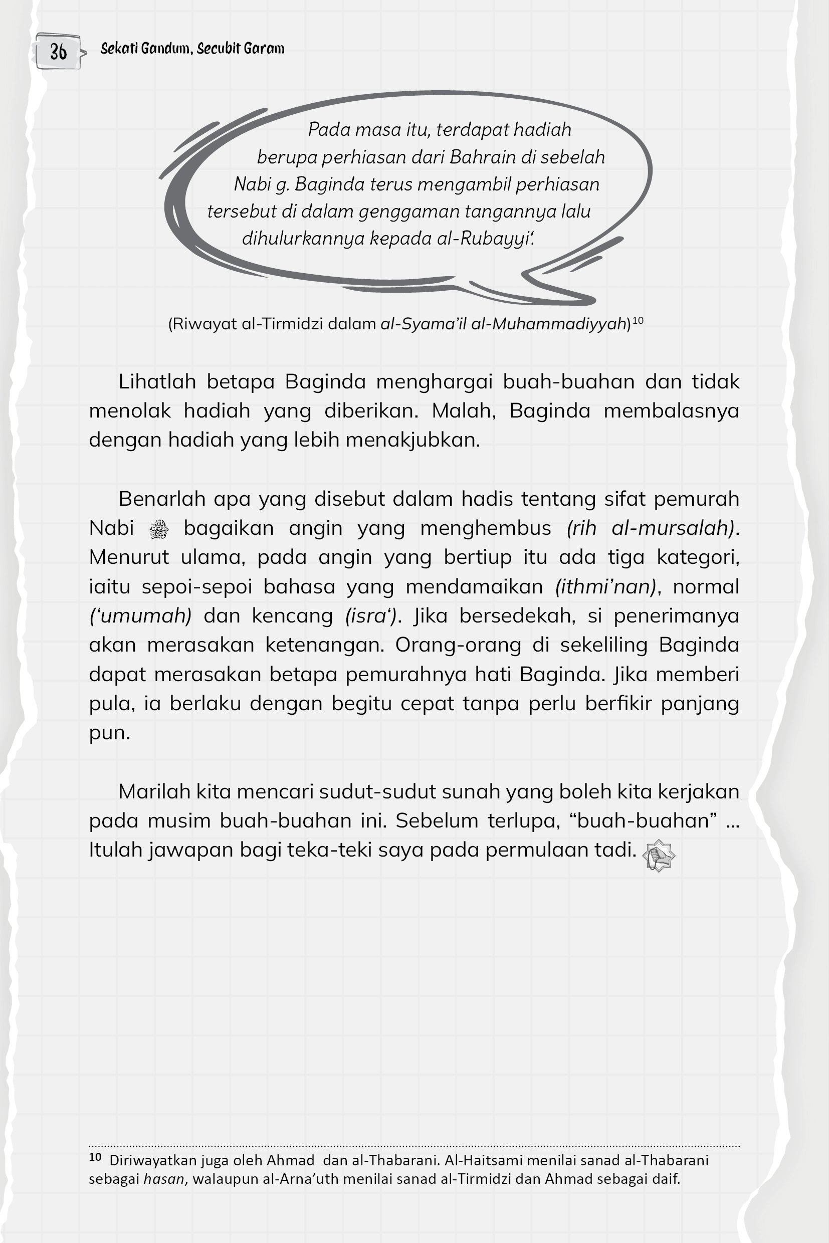 Sekati Gandum, Secubit Garam - (TBBK1559)