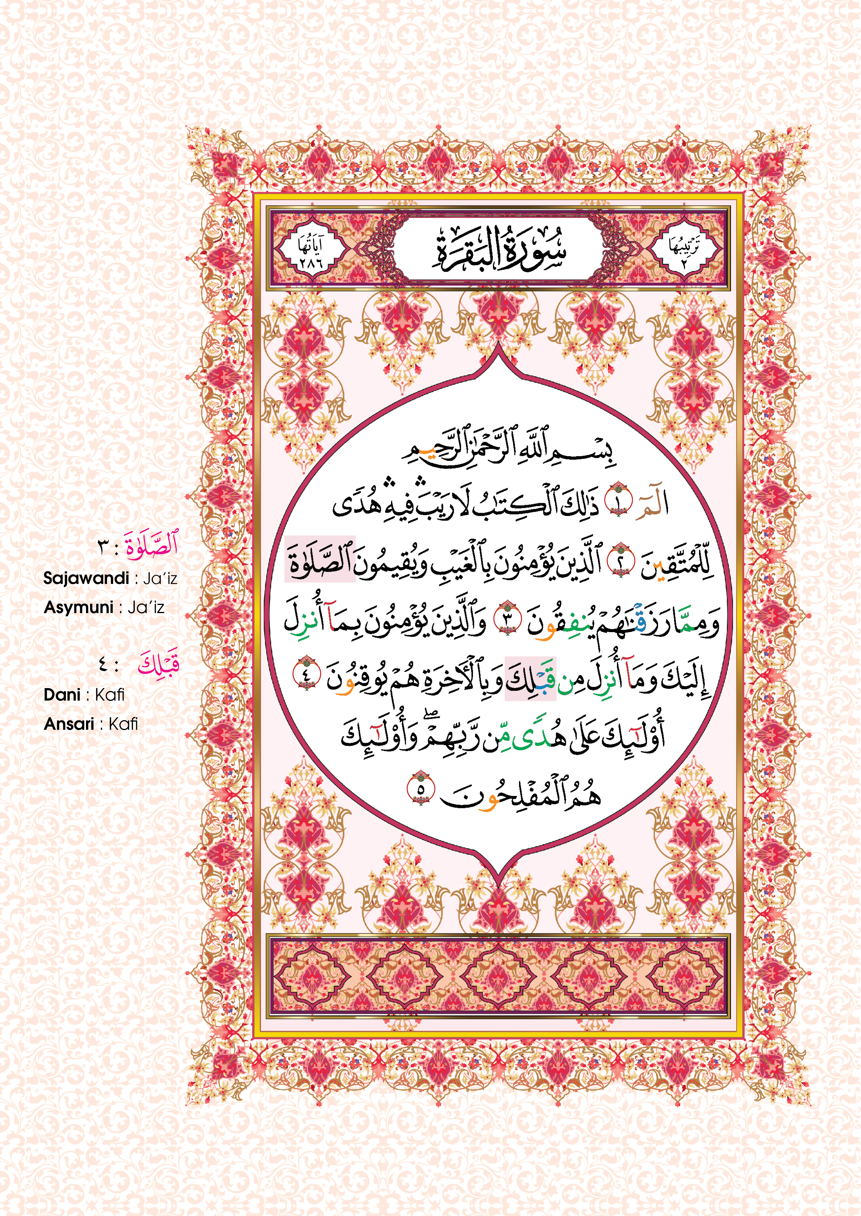 Al-Quran Al-Karim Tajwid Dan Waqaf & Ibtida’ An-Nibras Berserta Hukum Dan Rujukan (B4) - (TBAQ1047)