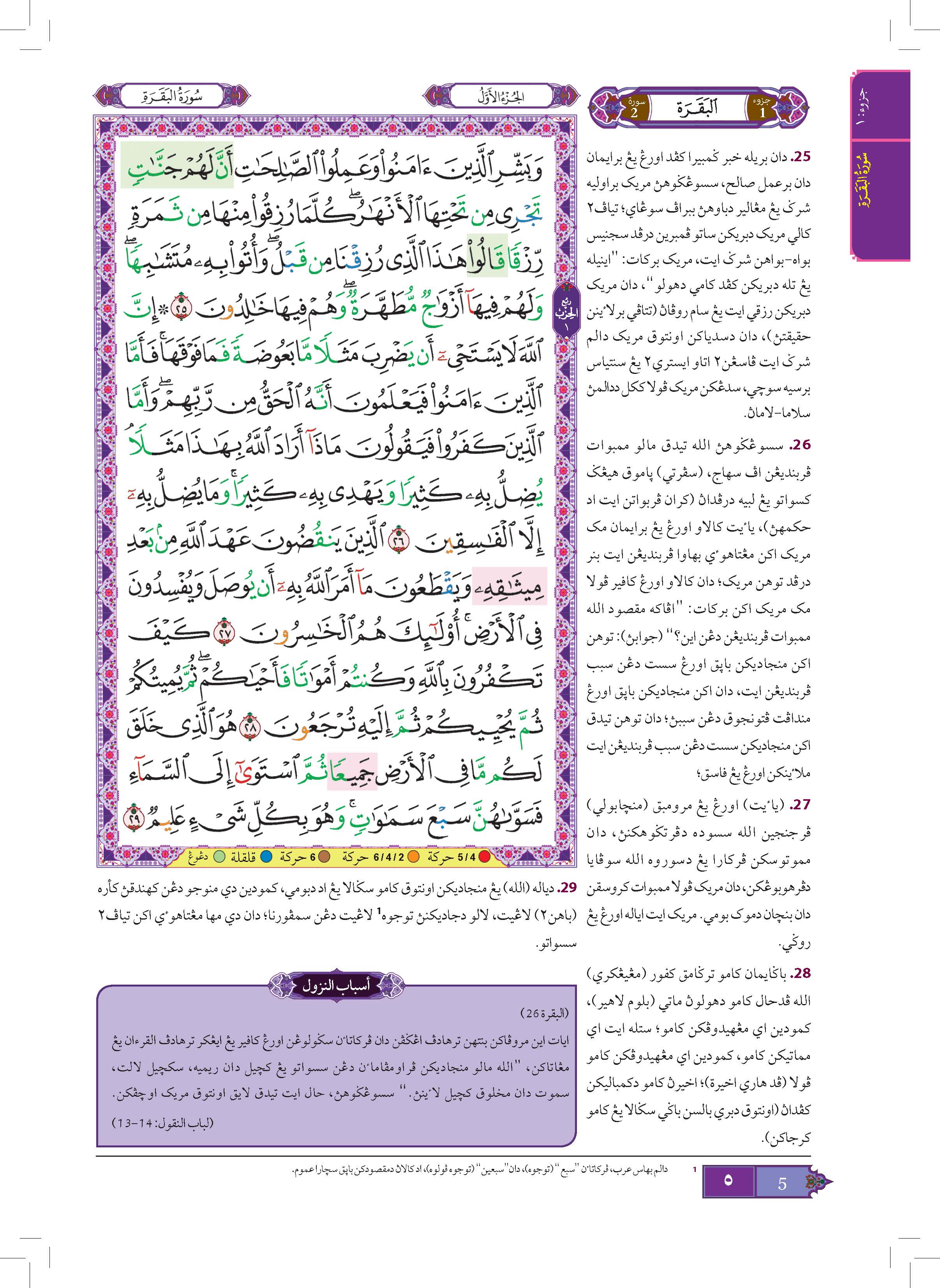 Al-Quran Al-Karim Tajwid Dan Terjemahan Al-Jawahir Berserta Panduan Waqaf & Ibtida' (A4) - (TBAQ1060)