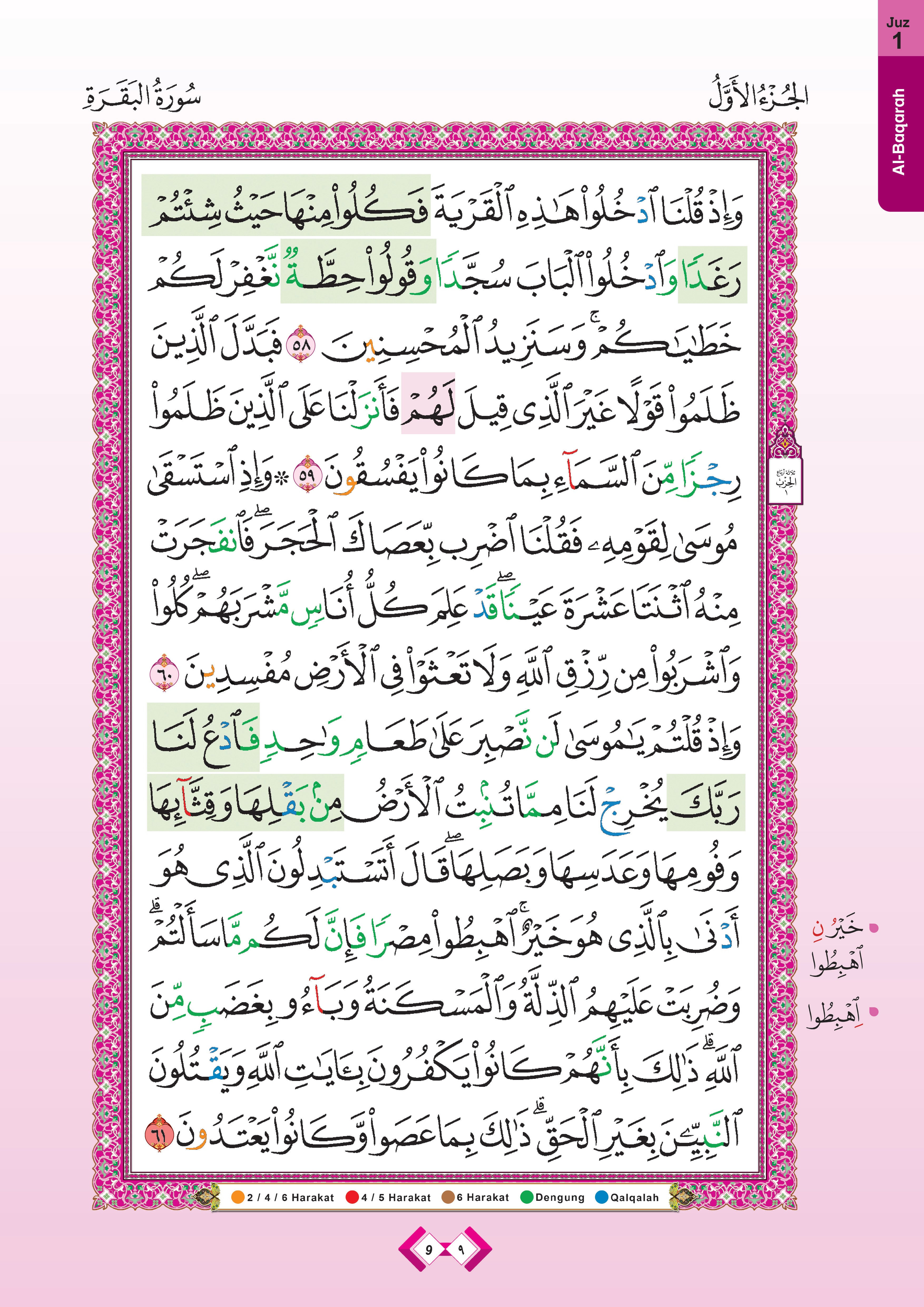 Al-Quran Al-Karim Tajwid Dan Waqaf & Ibtida’ At-Tashil - (TBAQ1058)