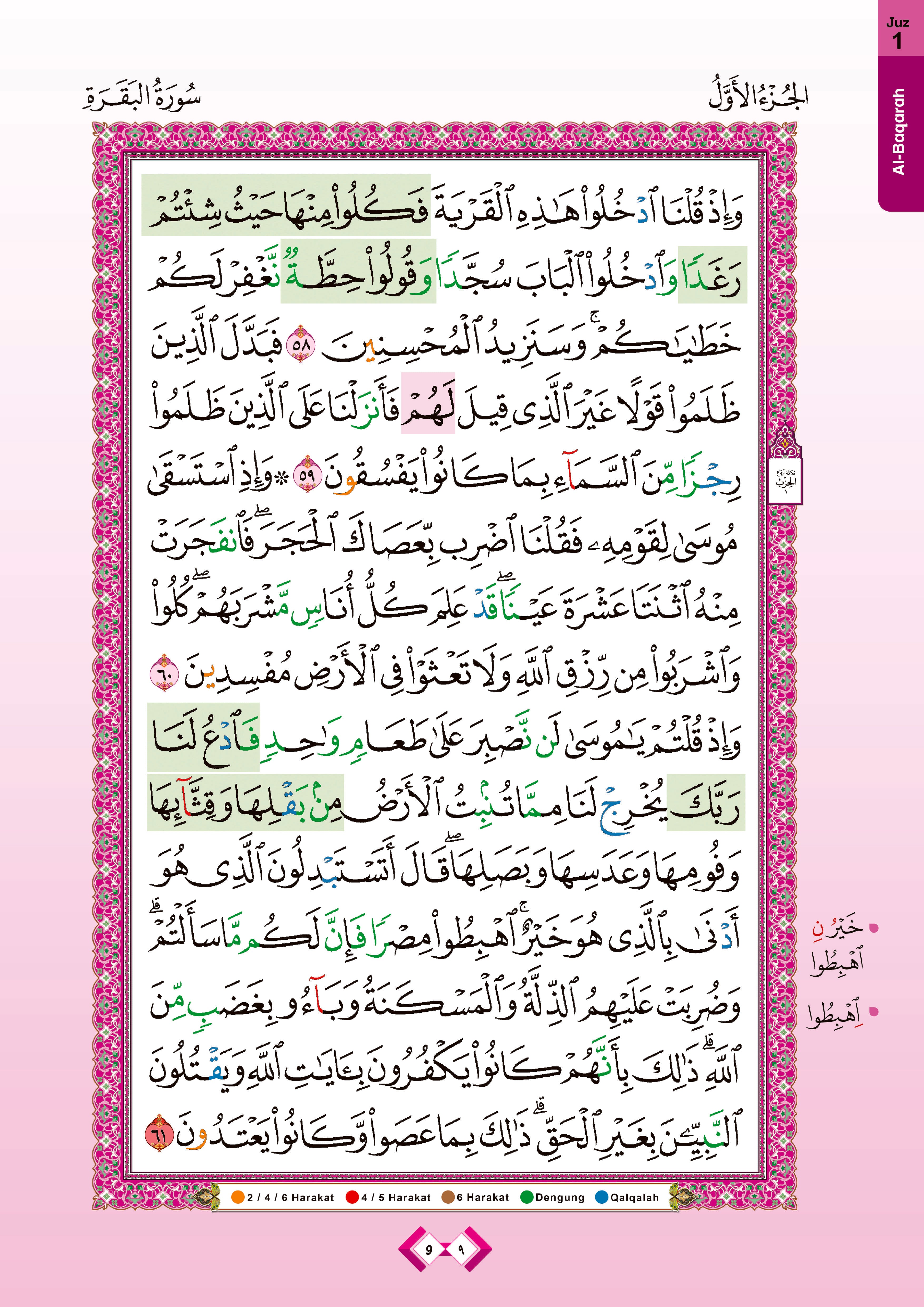 Kombo: Al-Quran Al-Karim At-Tashil Dengan Panduan Warna Tajwid Dan Waqaf & Ibtida' + (Book Stand) (A3)- (TBAQ1056A)