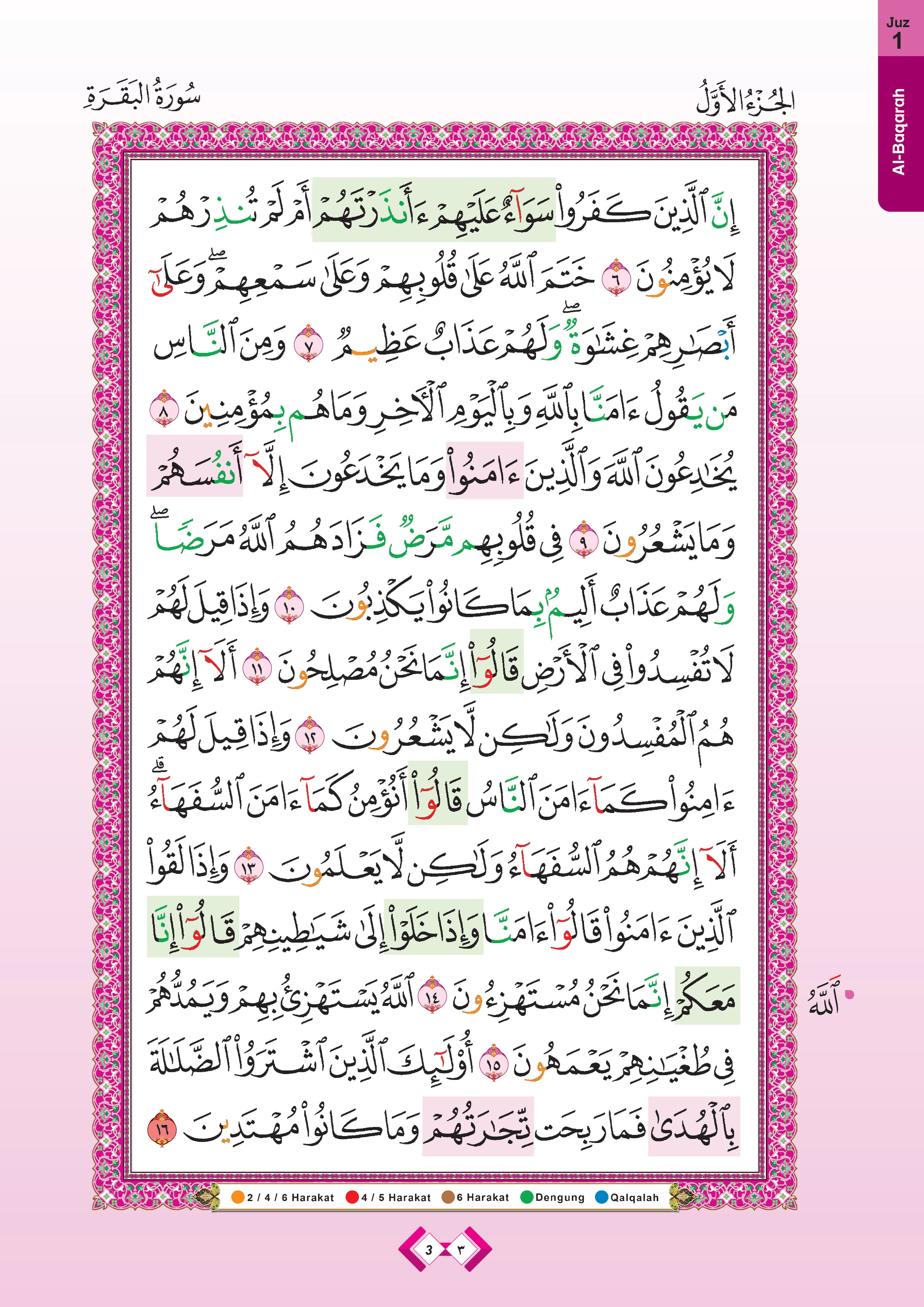 Al-Quran Al-Karim Tajwid Dan Waqaf & Ibtida’ At-Tashil (A4) - (TBAQ1058)