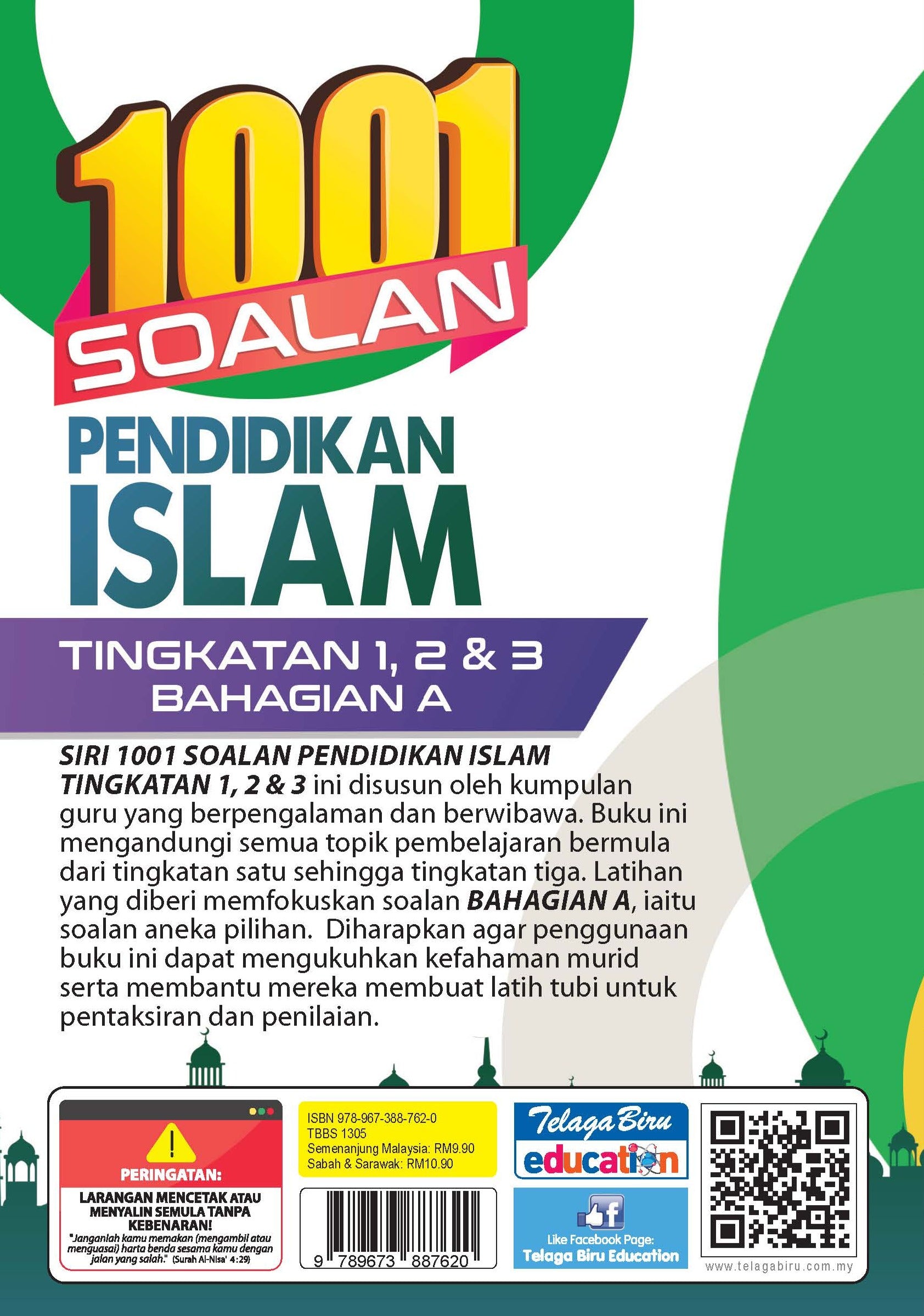 1001 Soalan Pendidikan Islam Tingkatan 1,2 & 3 - (TBBS1305)