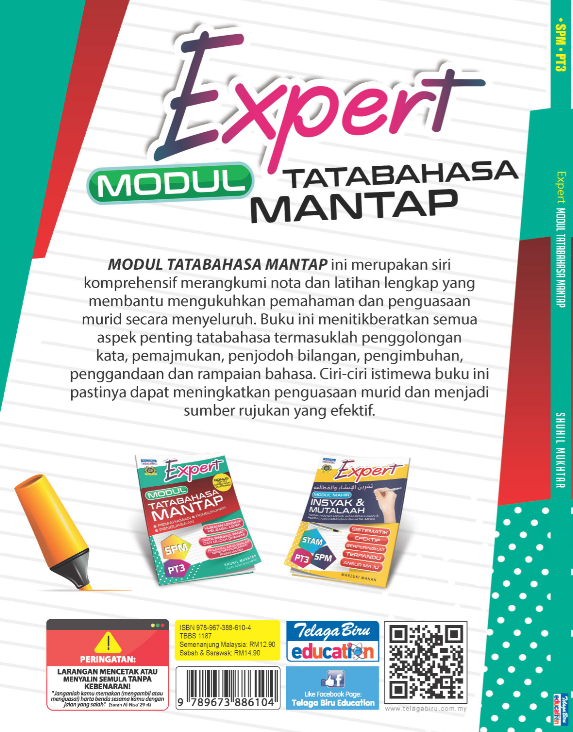 Expert Modul Tatabahasa Mantap PT3 - (TBBS1187)