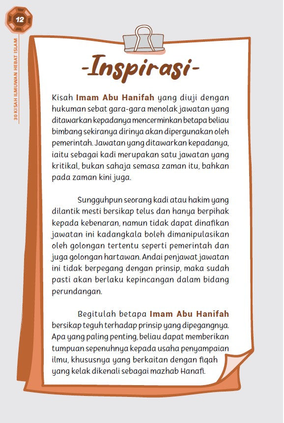 30 Kisah Ilmuwan Hebat Islam - (TBBK1537)