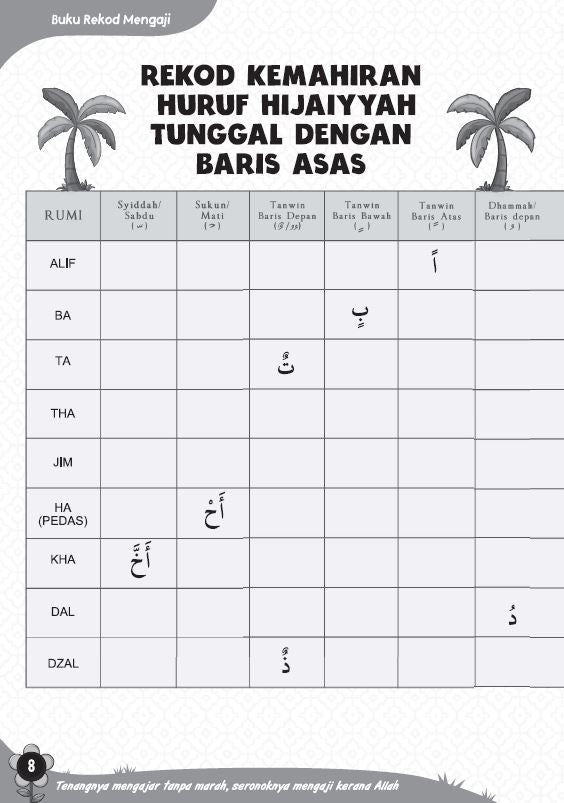 Buku Rekod Mengaji - (TBBK1479)