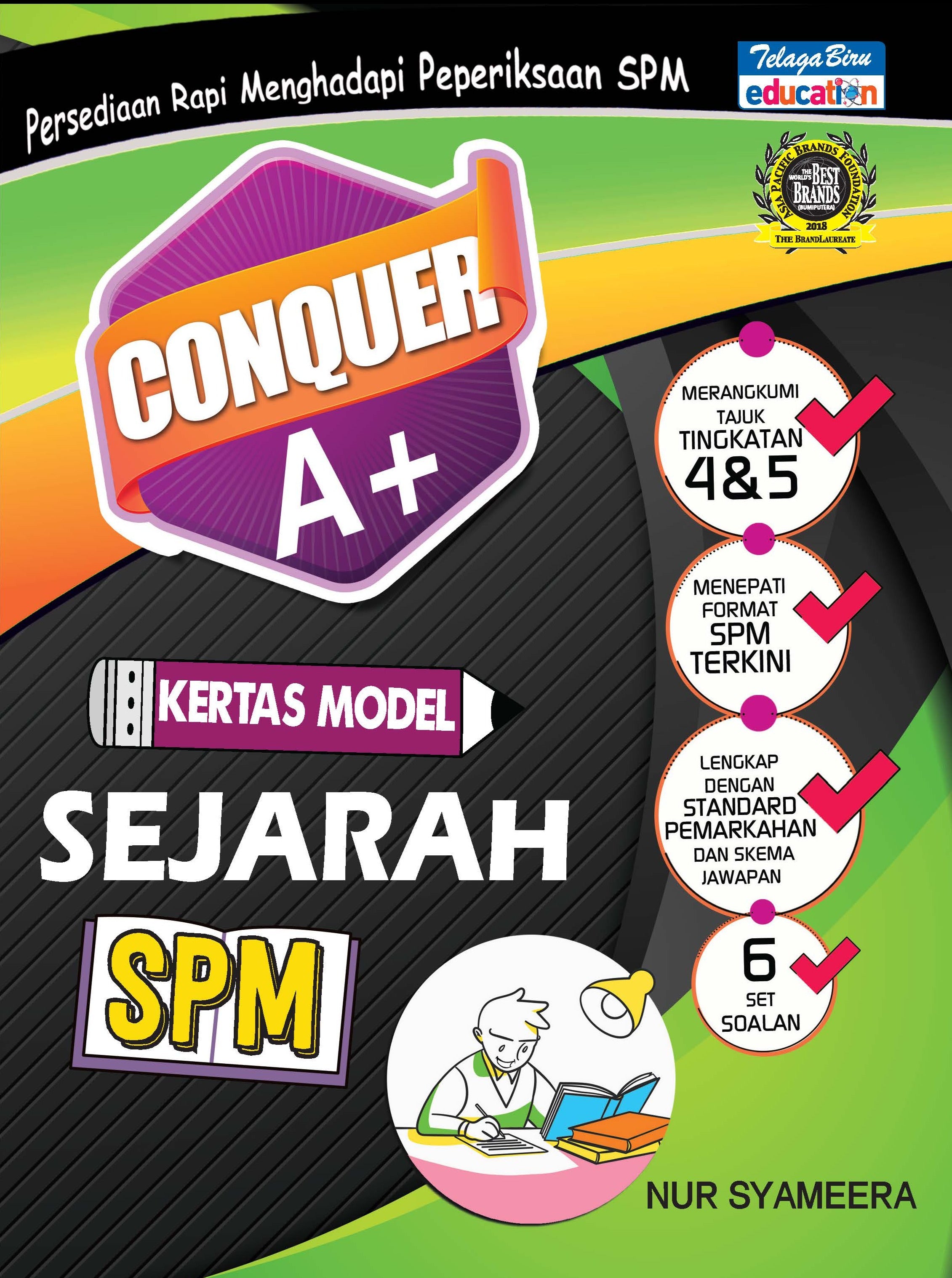 Conquer A+ Kertas Model Sejarah SPM - (TBBS1245)